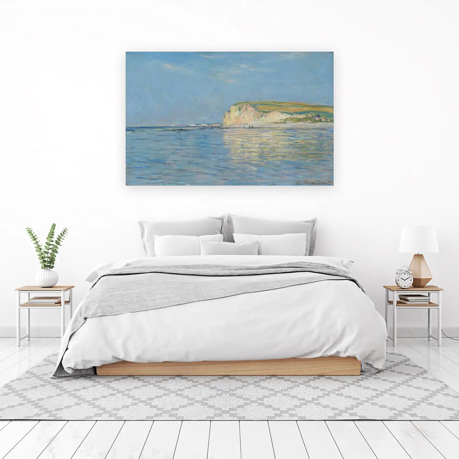 Coastal Cliffs & Sea Monet-Inspired Wall Art