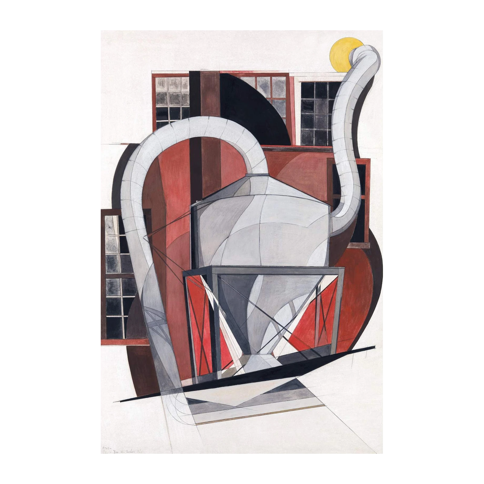 Modern Industrial Design Abstract Wall Art