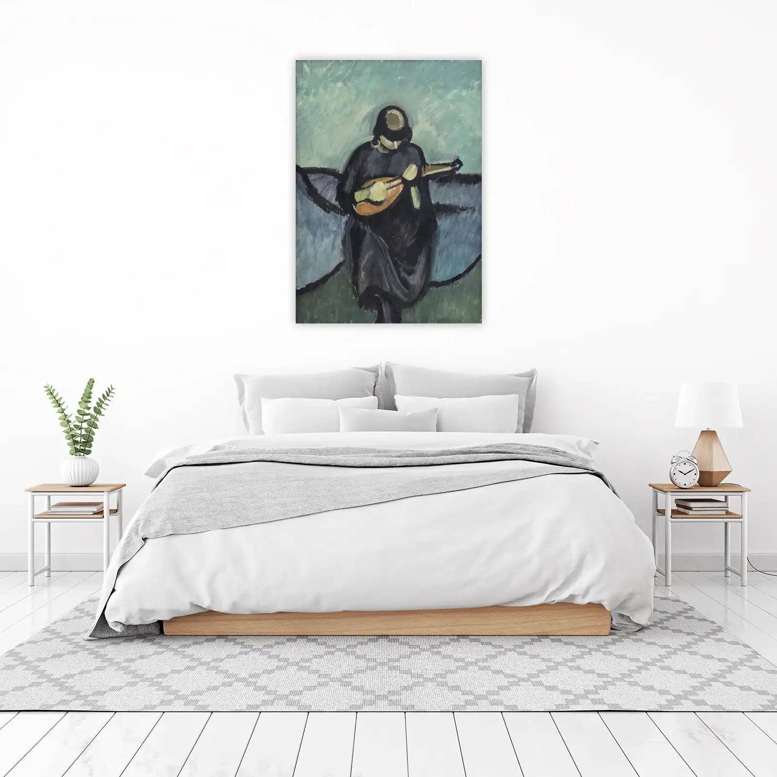 Musician Serenade Abstract Wall Art