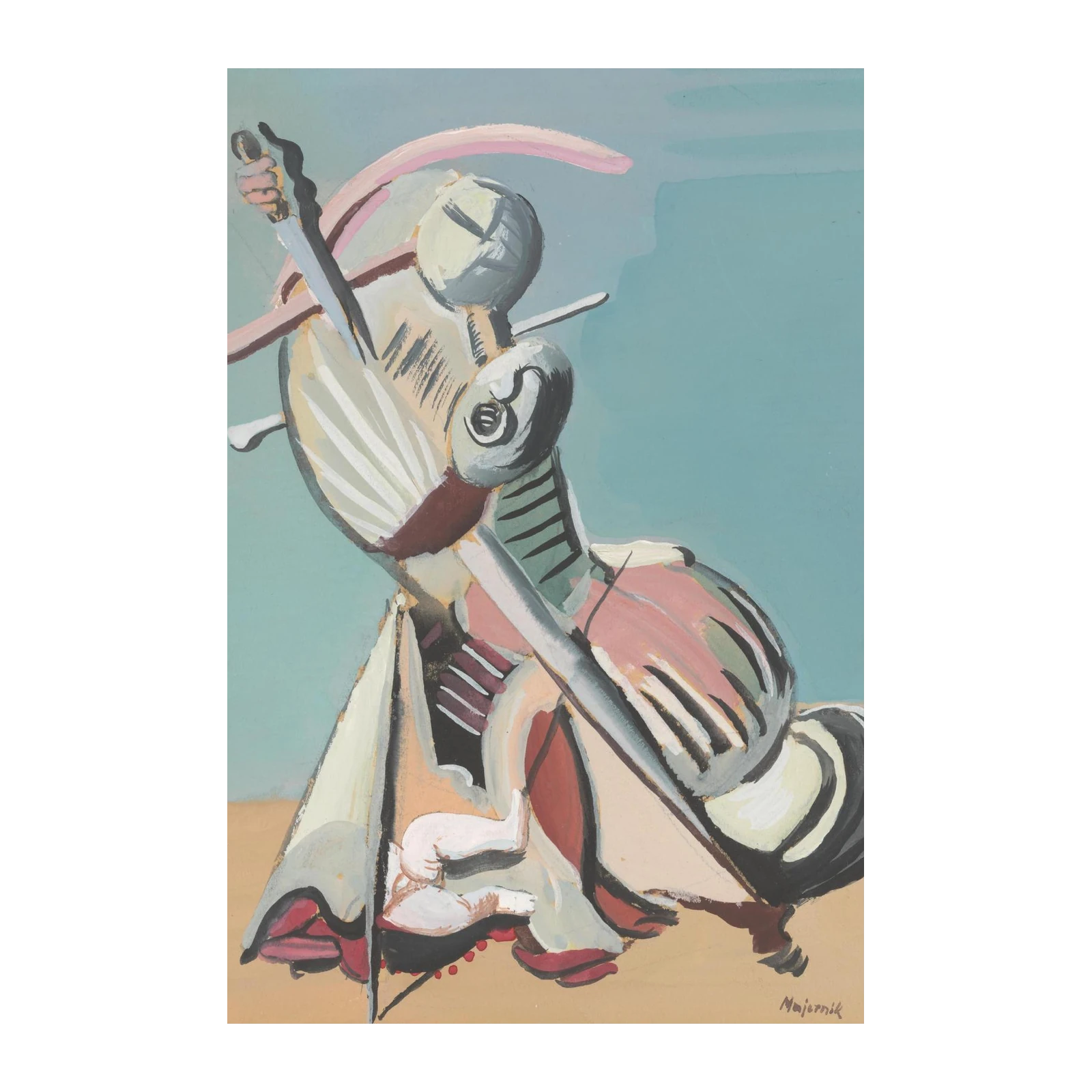 Abstract Figure Wall Art - Modern Wall Art