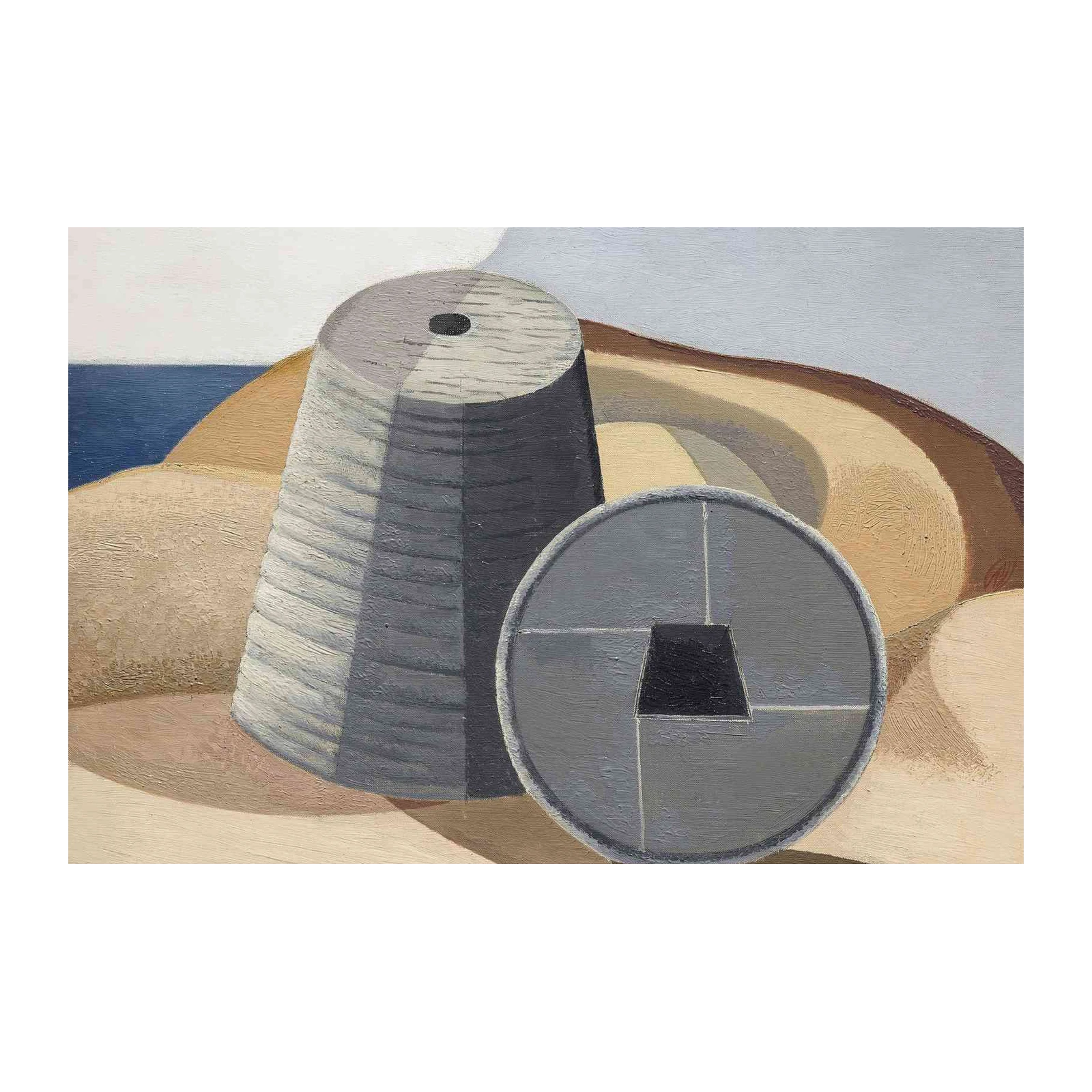 Abstract Coastal Forms Wall Art