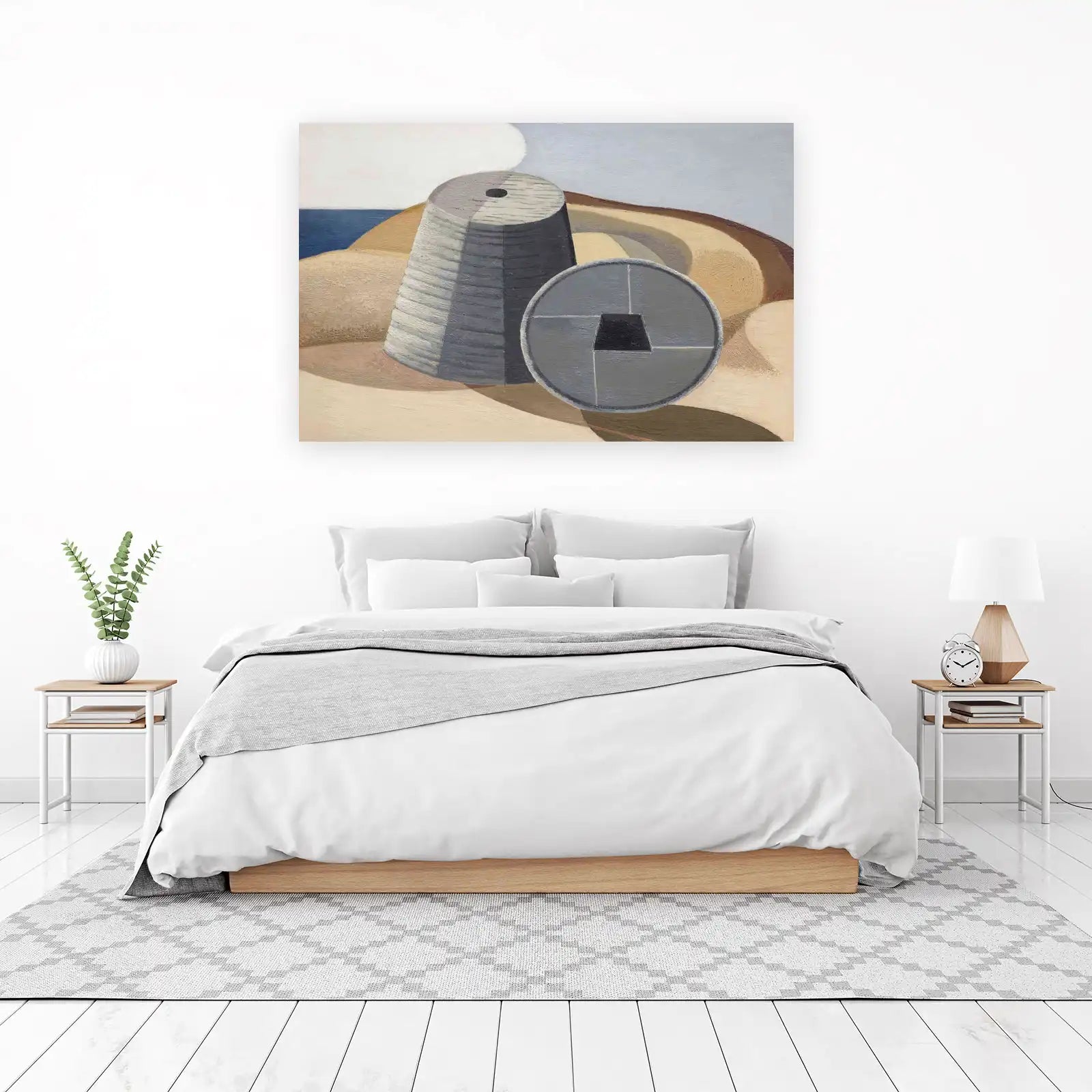 Abstract Coastal Forms Wall Art