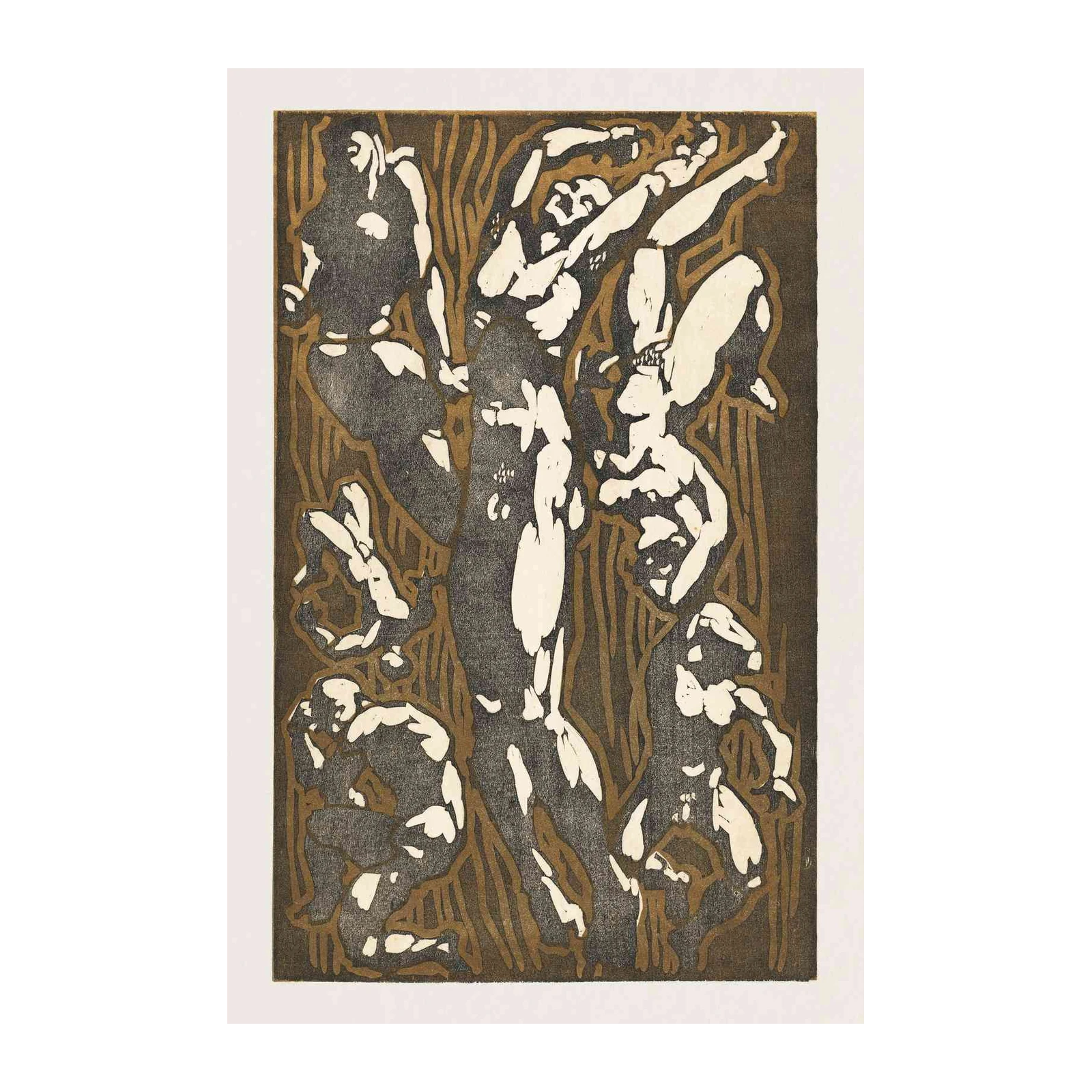 Expressive Figures Abstract Art Wall Art