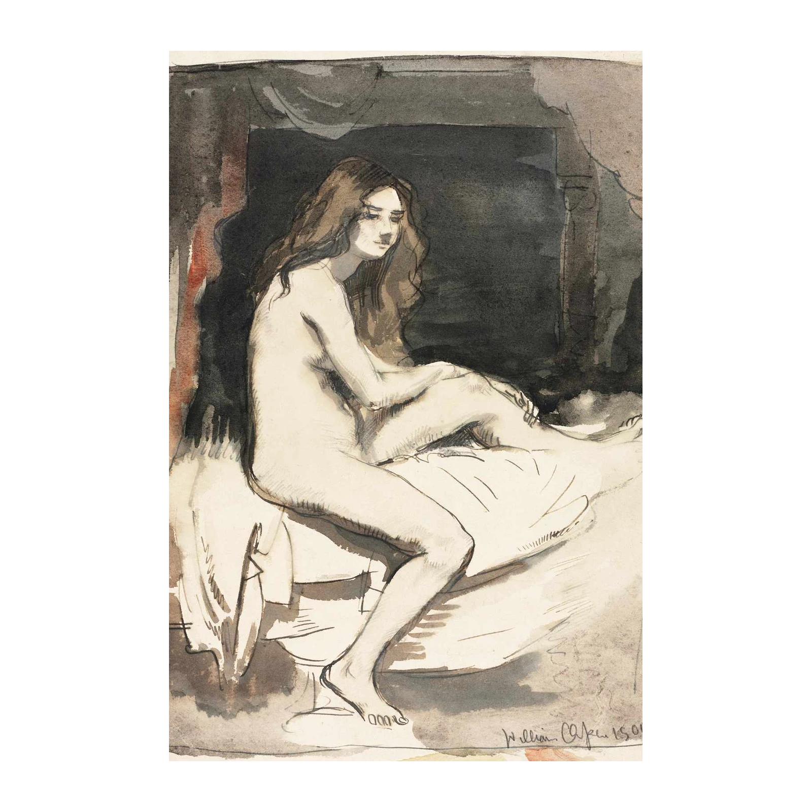 Figure Study Woman Wall Art