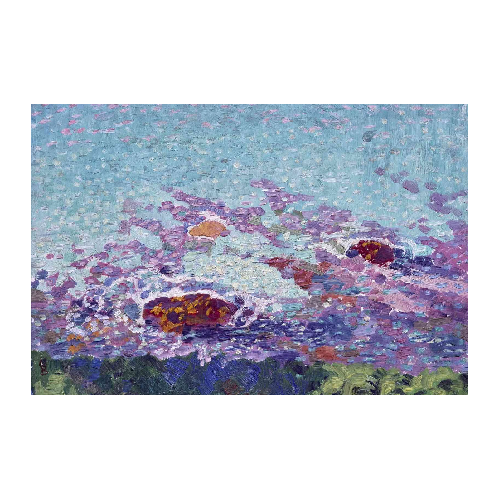 Abstract Sky & Water Wall Art