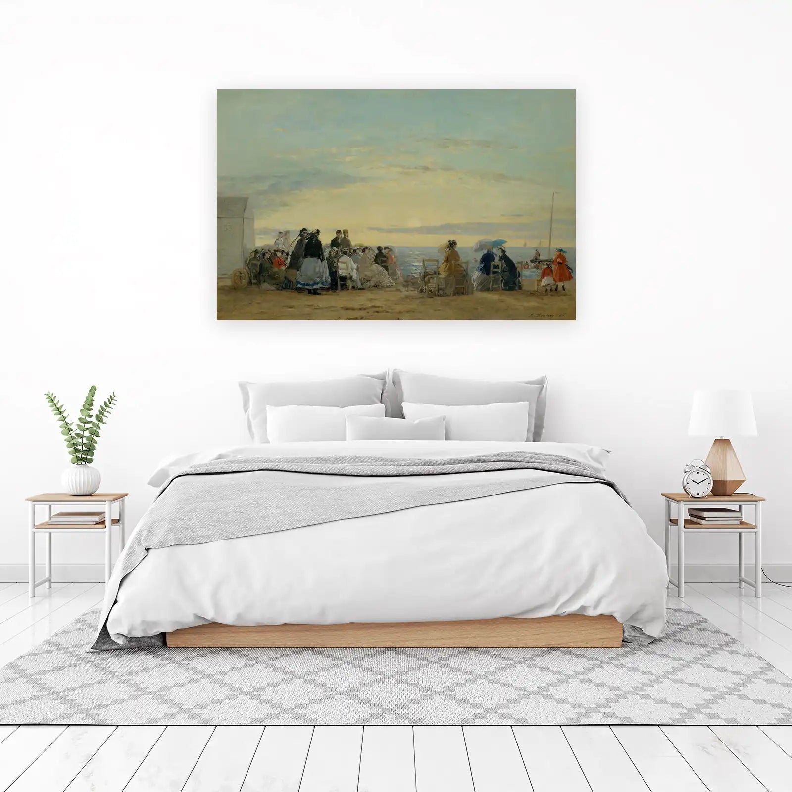 Impressionist Beach Scene Wall Art