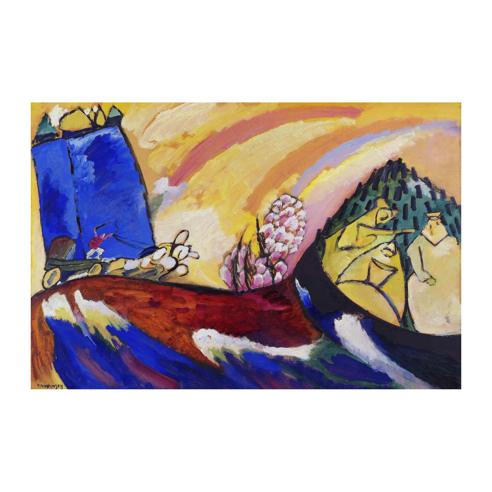 Kandinsky Inspired Abstract Wall Art