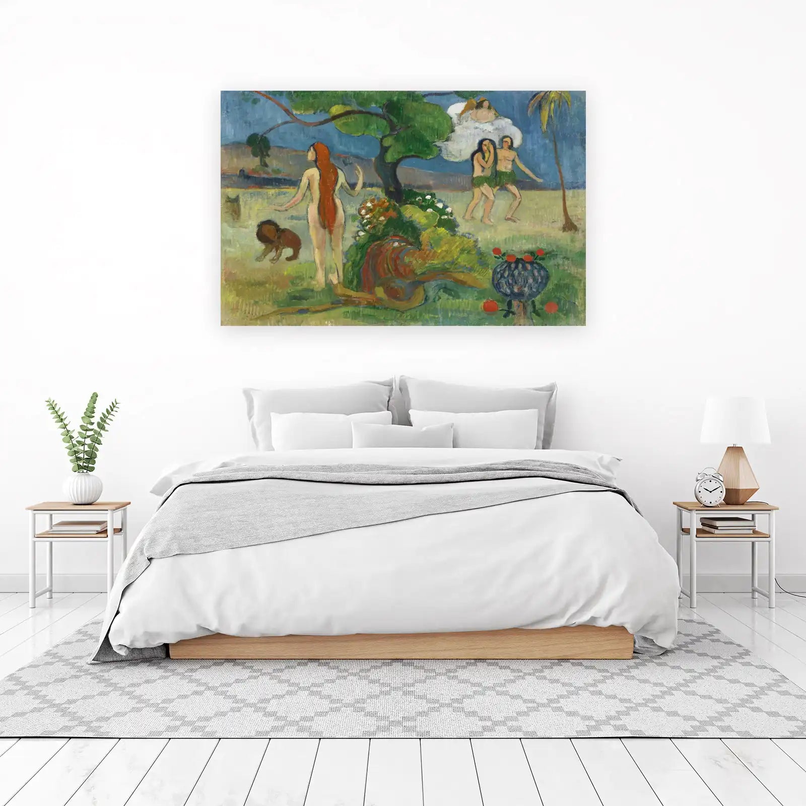 Evocative Garden Scene Wall Art