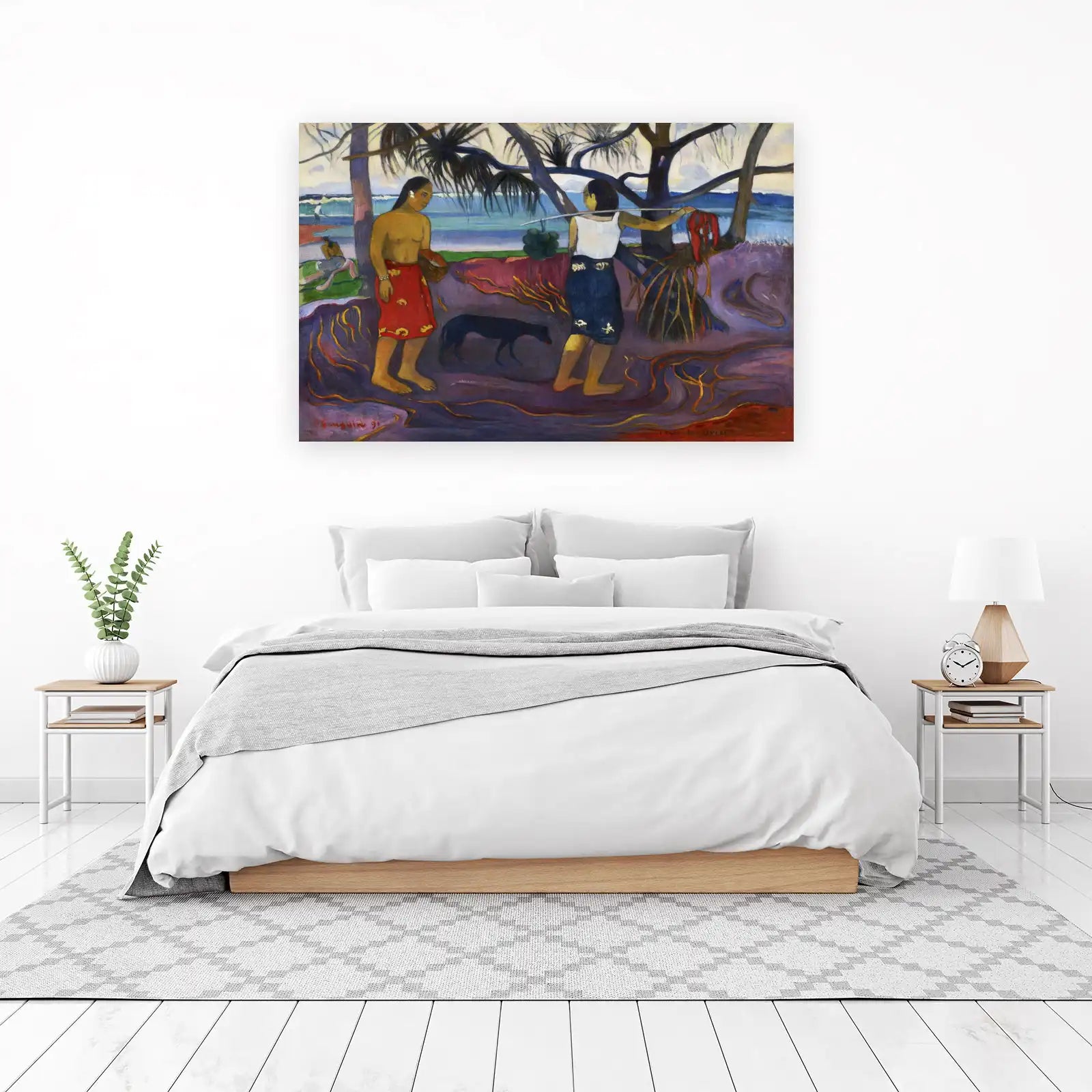 Tahitian Serenity Beach Scene Wall Art