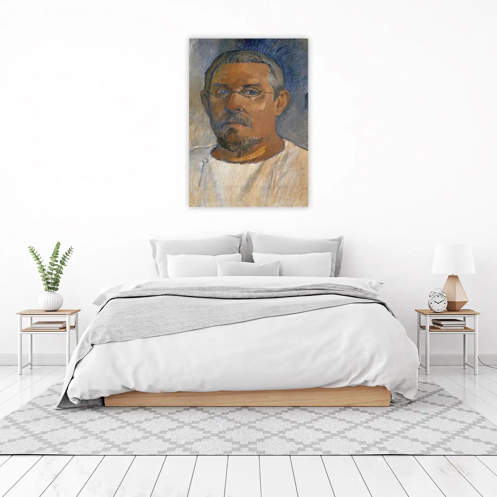 Introspective Man Portrait Art Wall Art