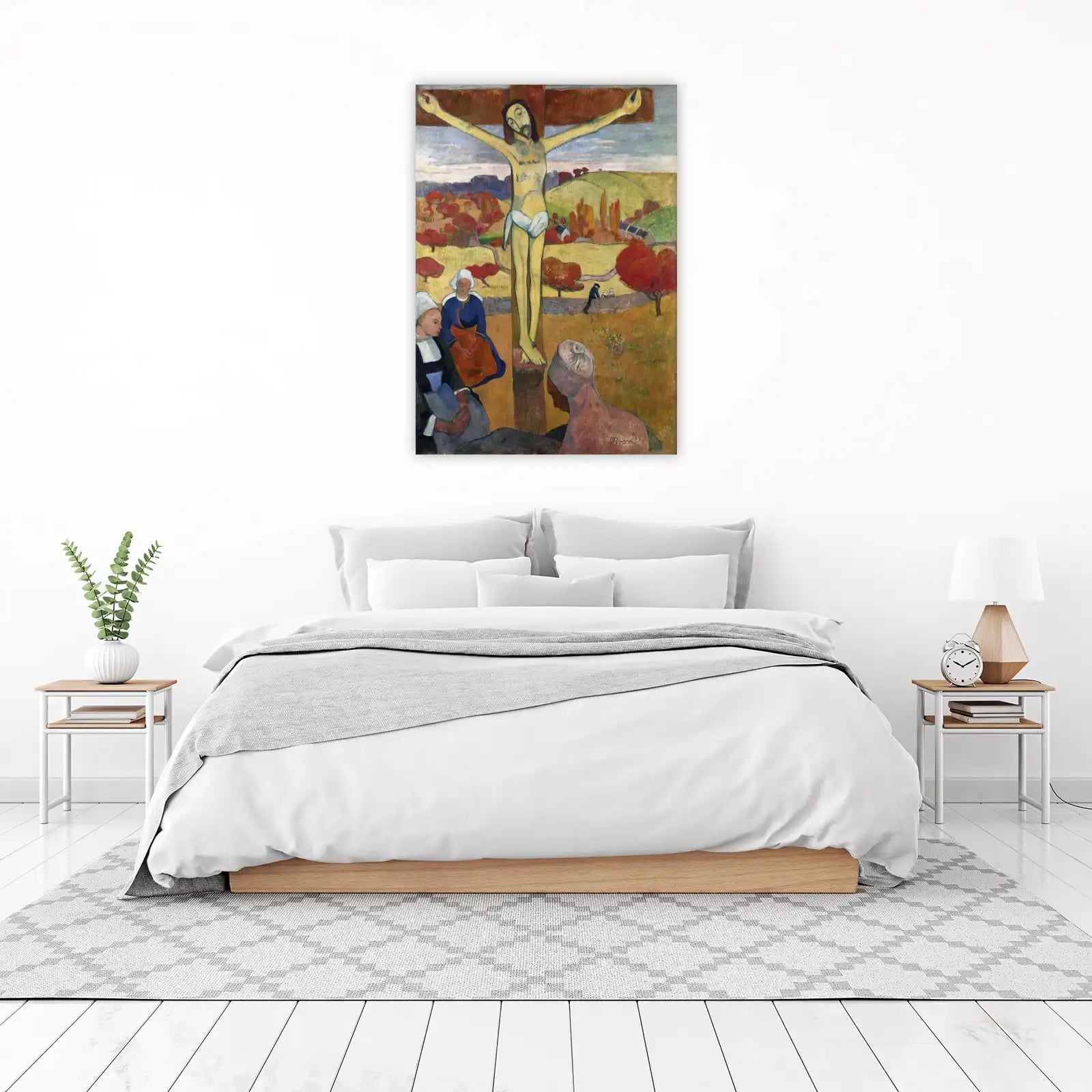 Gauguin Crucifixion French Countryside Wall Art