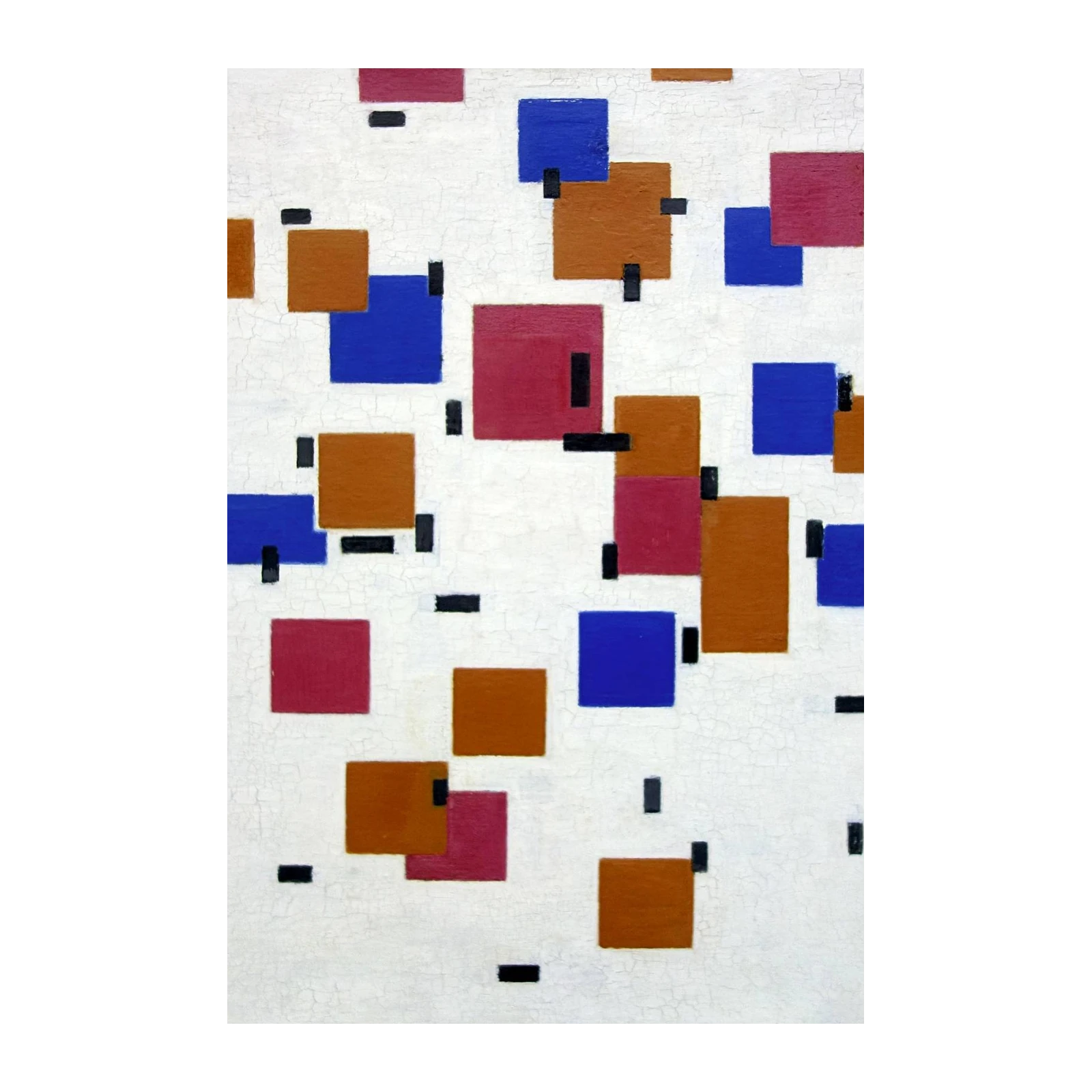 Abstract Squares Wall Art - Modern Geometric Art