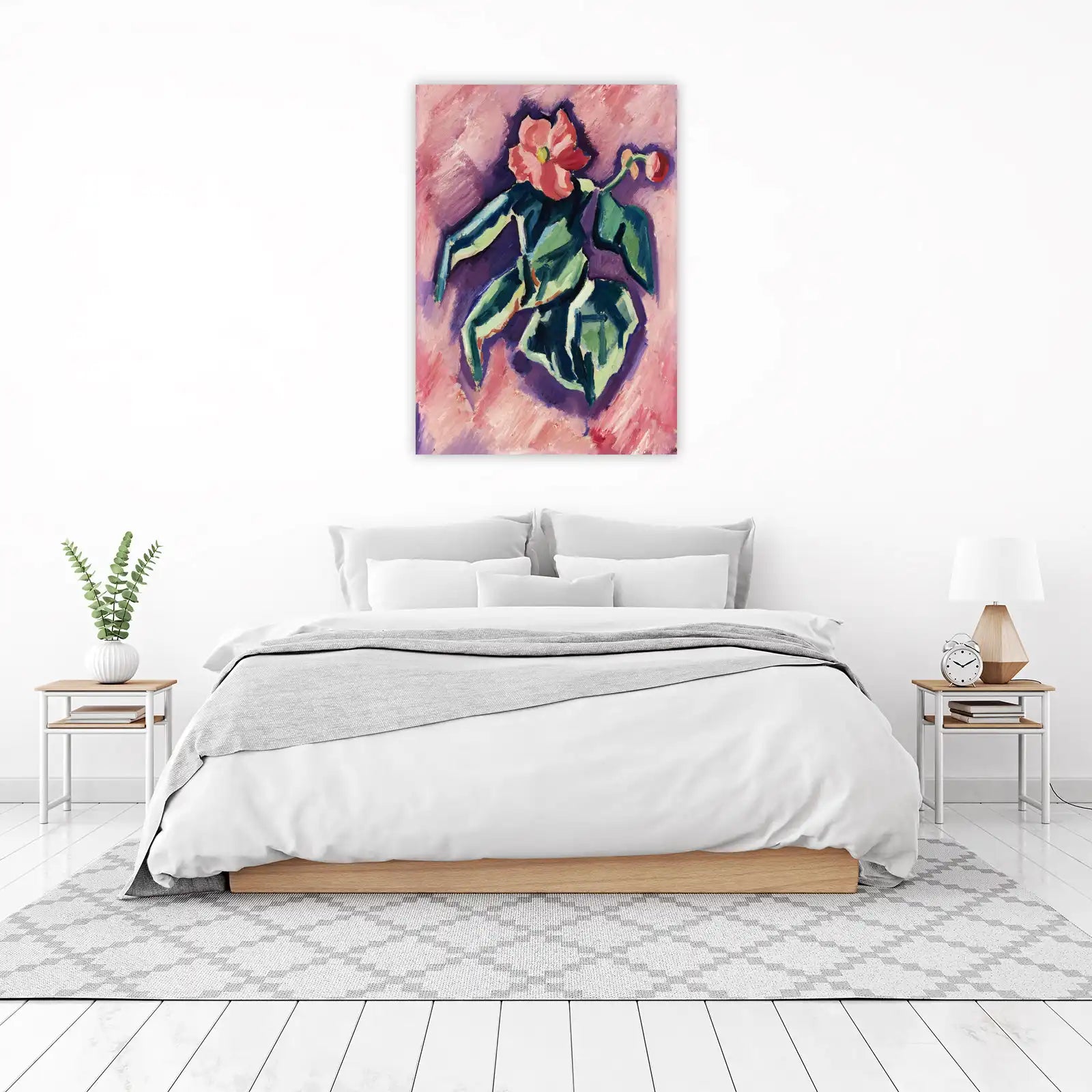 Abstract Floral Movement Wall Art