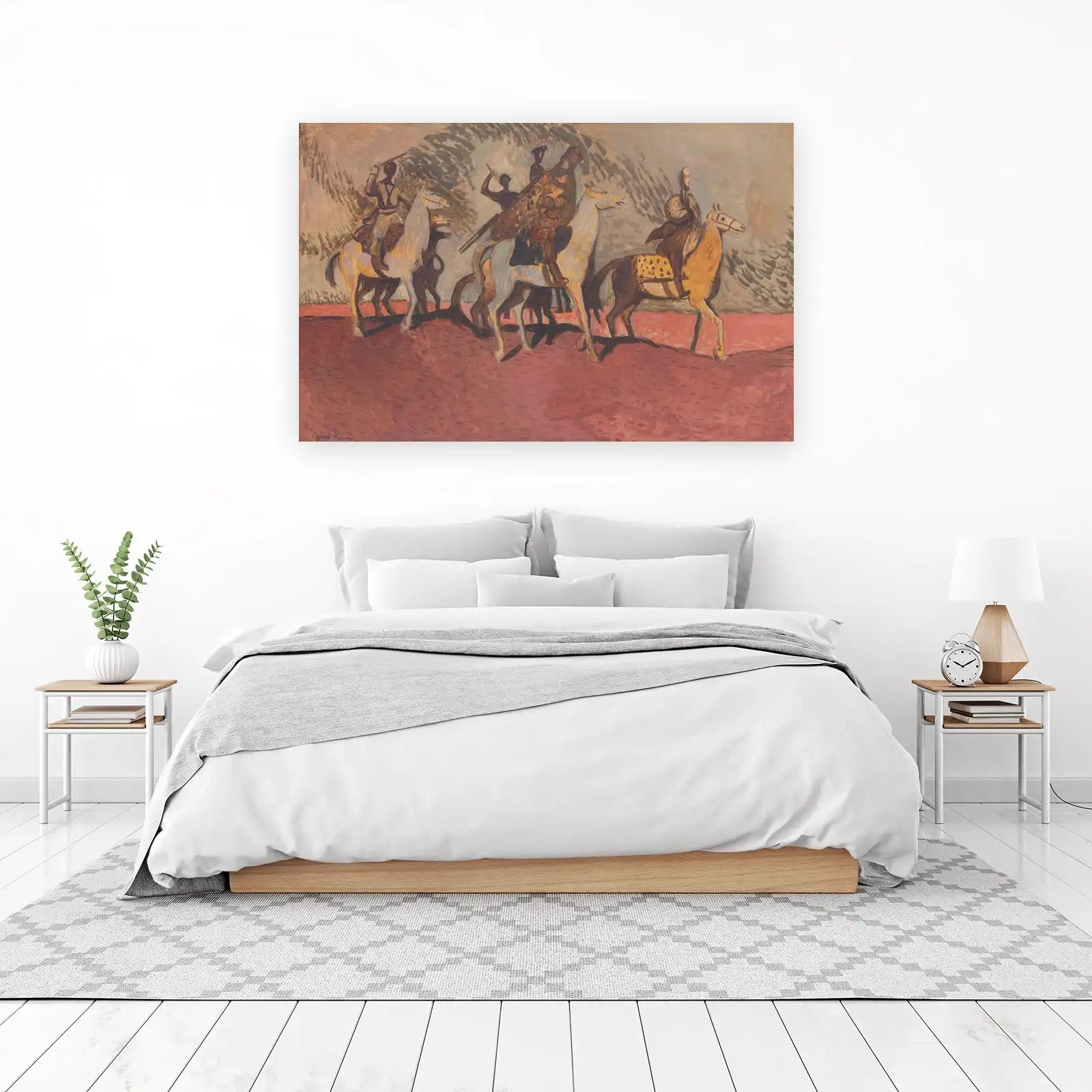 Vintage Horse Riders Art Wall Art