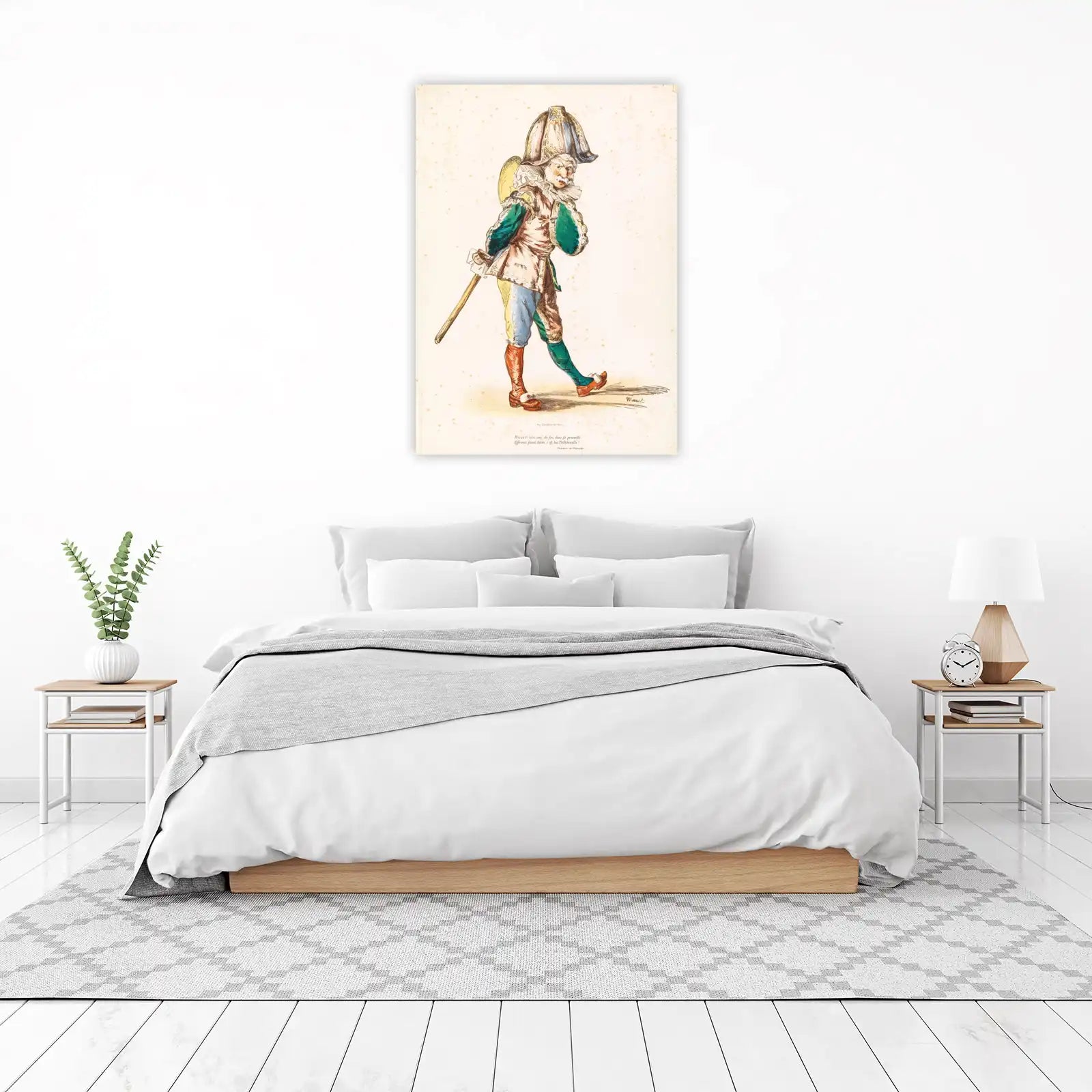 French Character Polichinelle Wall Art
