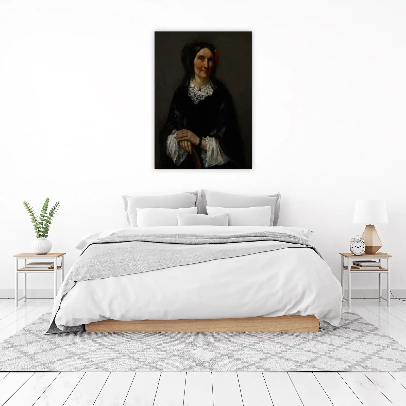 Elegant Woman Portrait Wall Art