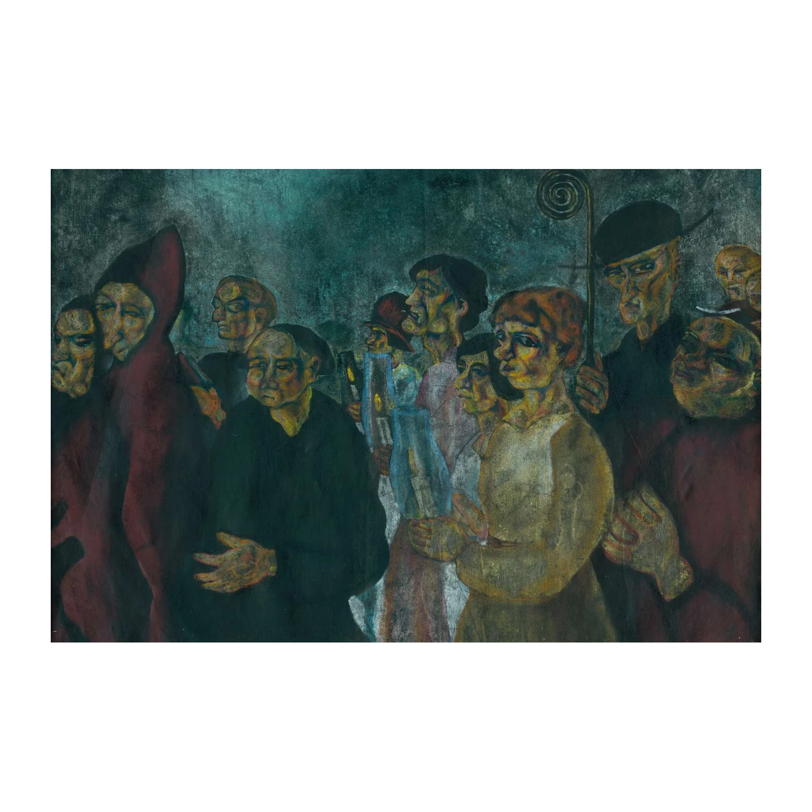 Expressive Group Portrait & Procession Wall Art