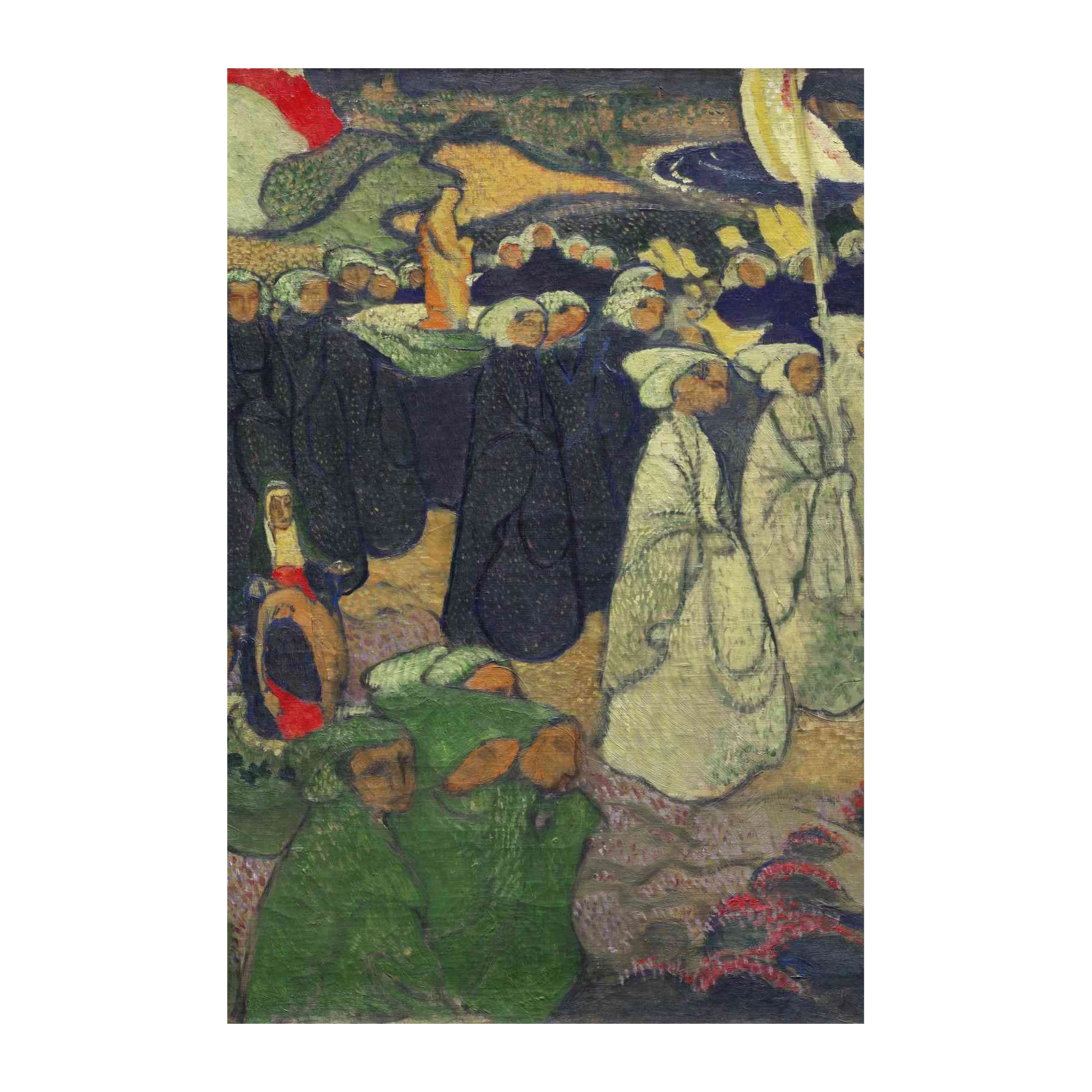 Gauguin's Visionary Procession Wall Art