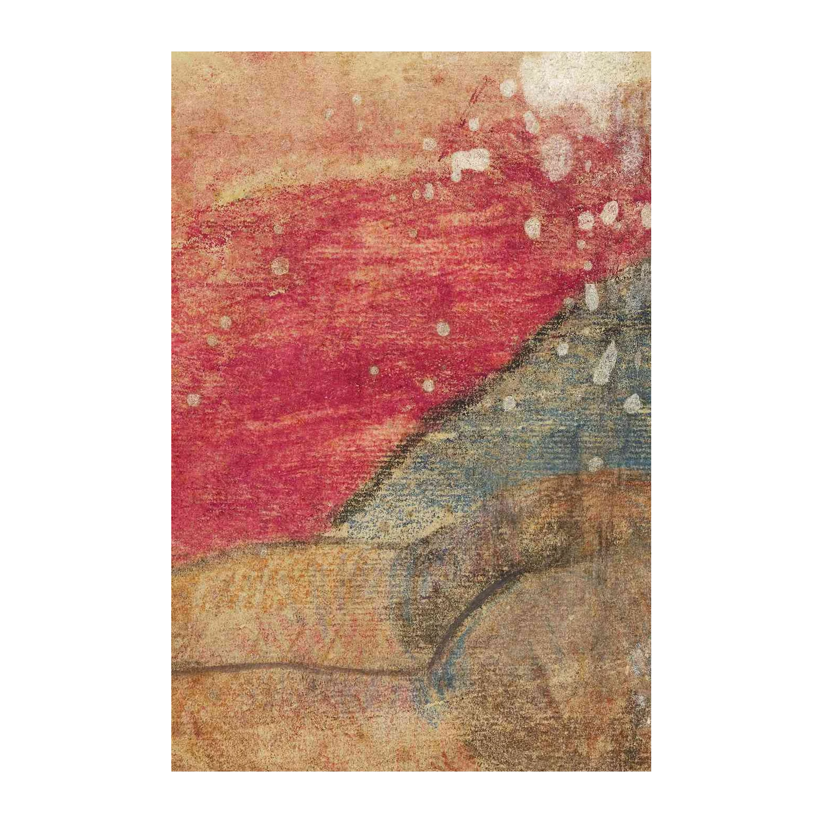 Abstract Earth Tones Landscape Wall Art