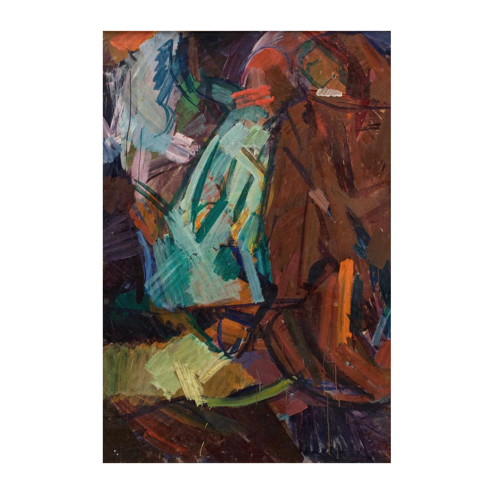 Vibrant Abstract Expressionism Wall Art