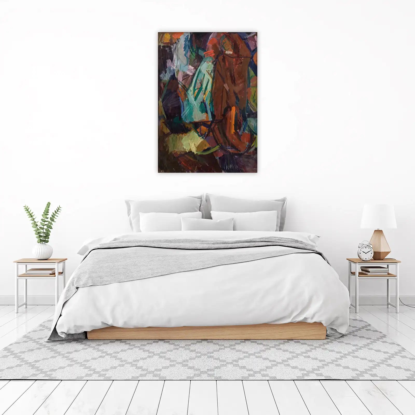 Vibrant Abstract Expressionism Wall Art