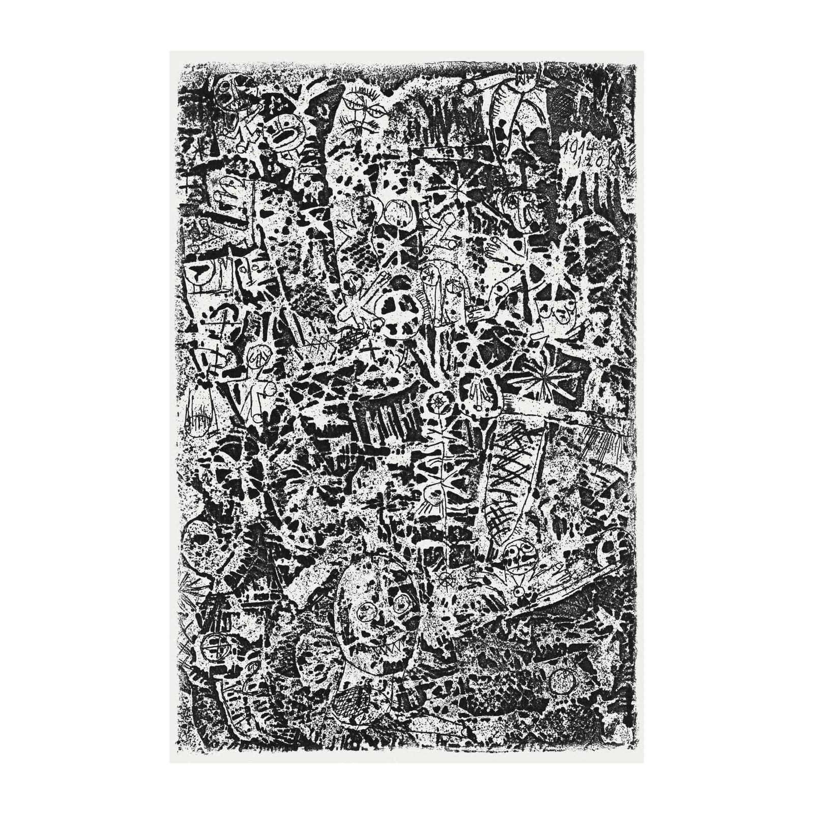 Intriguing Abstract Figures Wall Art