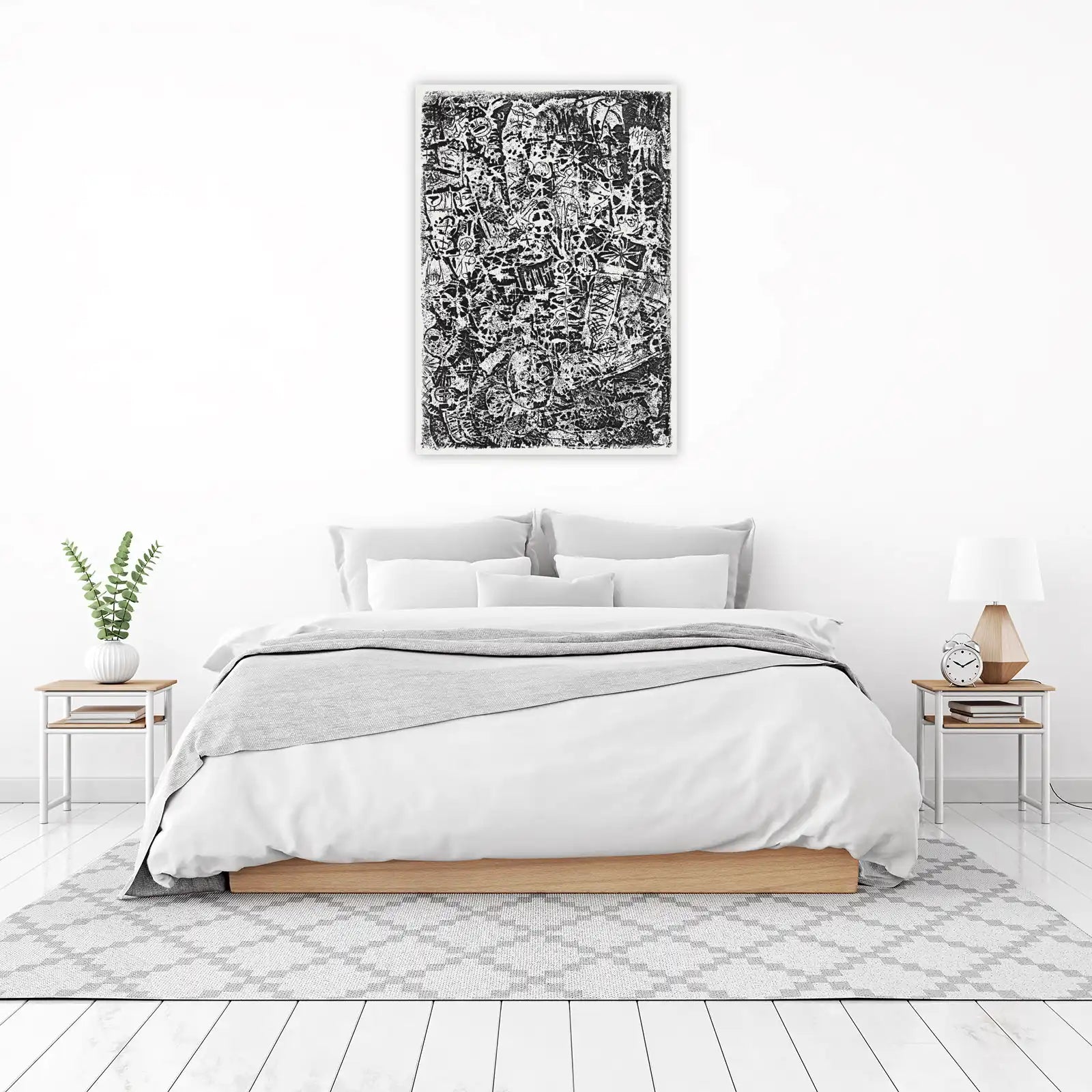 Intriguing Abstract Figures Wall Art