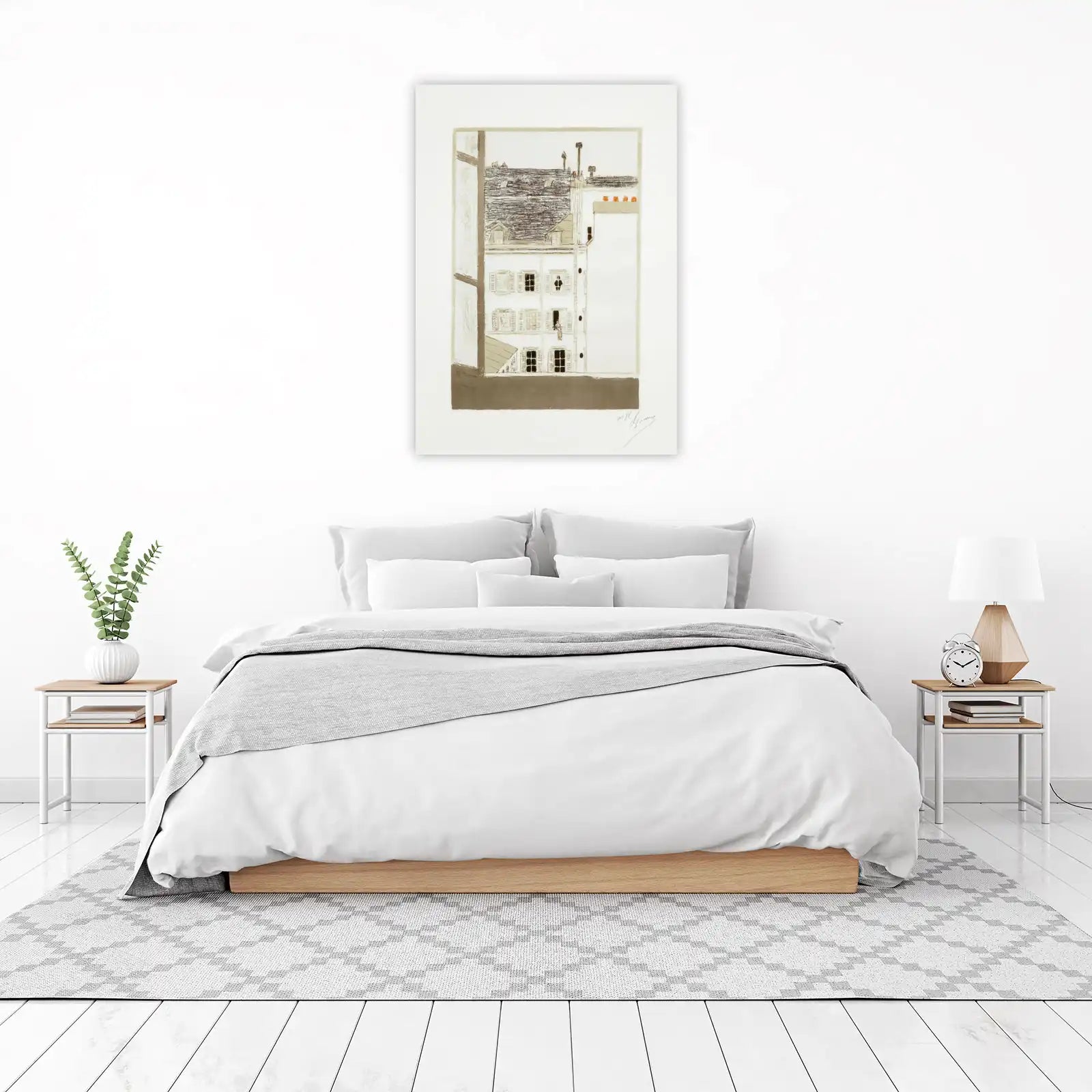 Parisian Window View Wall Art