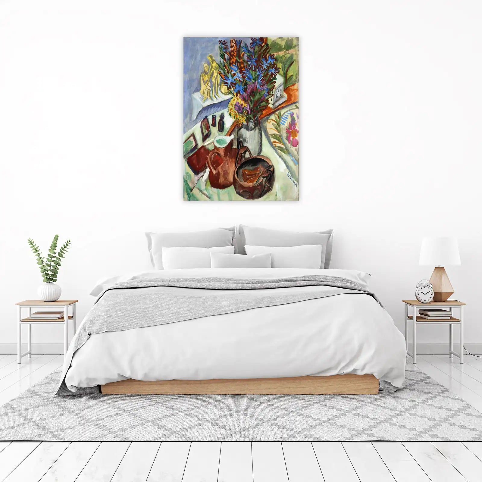 Vibrant Still Life Floral Wall Art