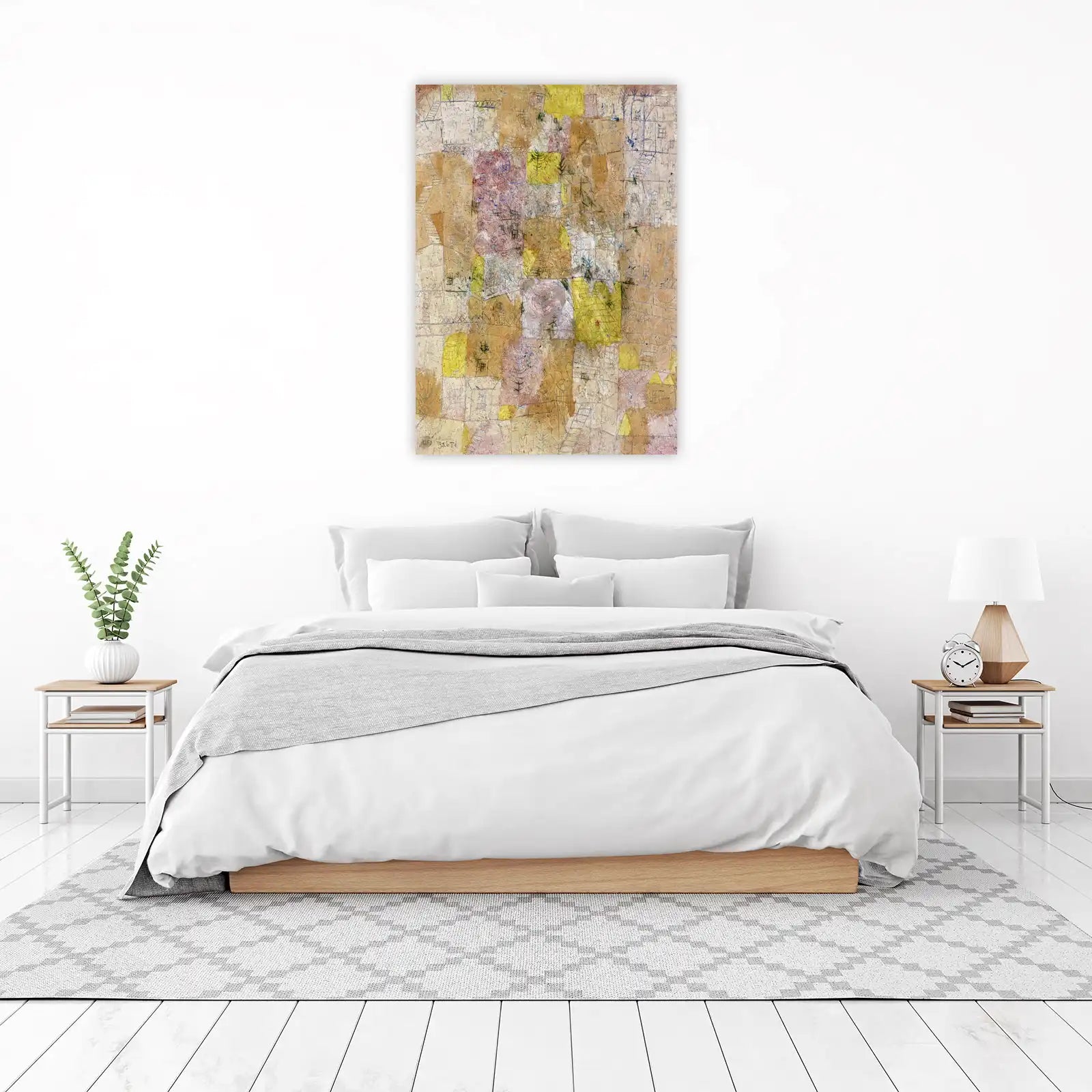 Abstract Village Art Wall Art