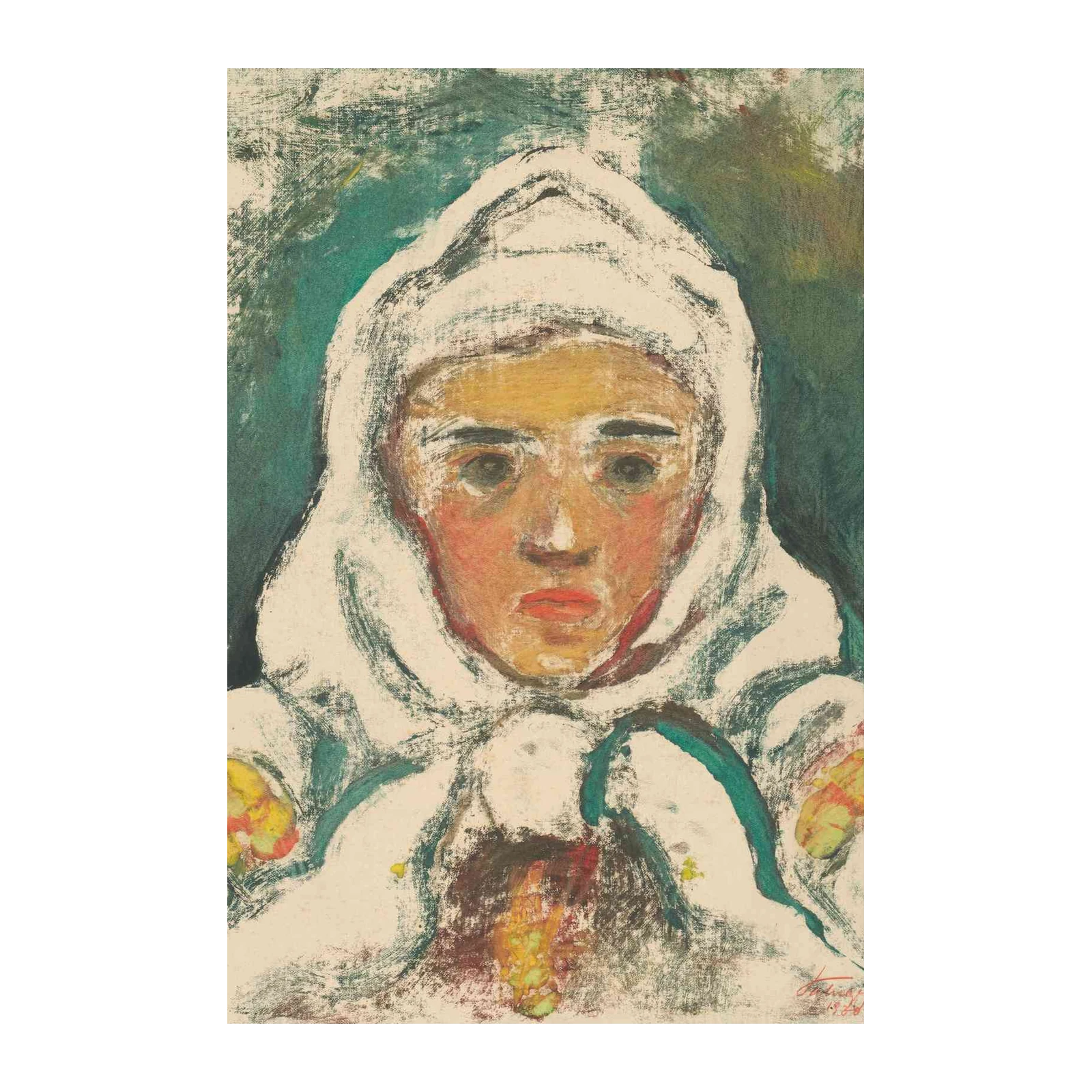 Expressive Portrait Artwork Wall Art