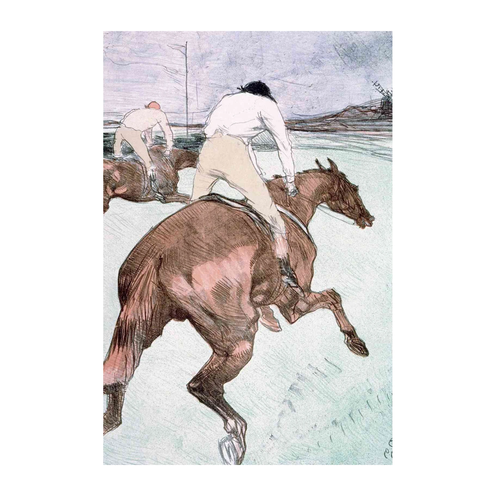 Jockeys Racing Horse Wall Art