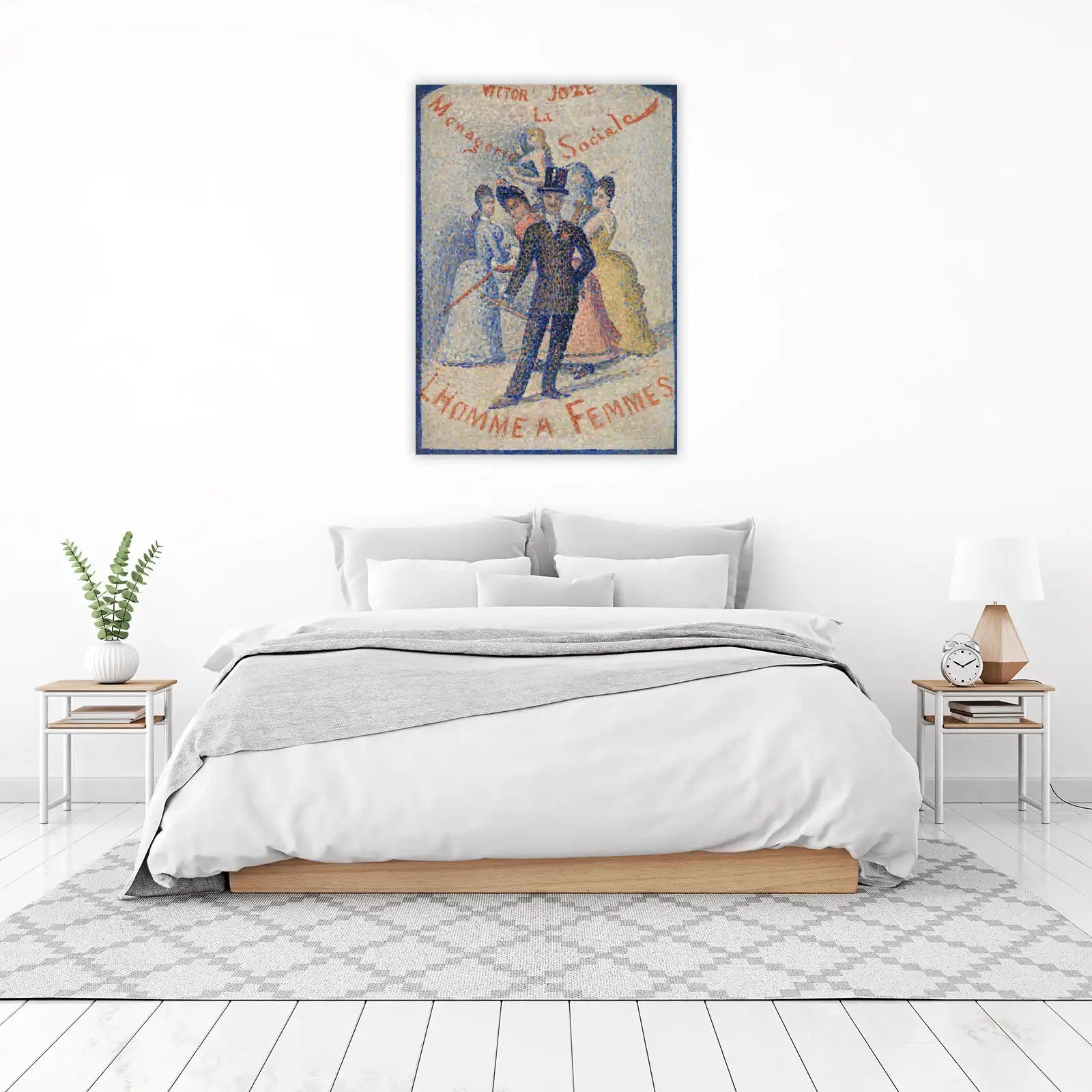 La Menagerie Sociale Man Woman Wall Art