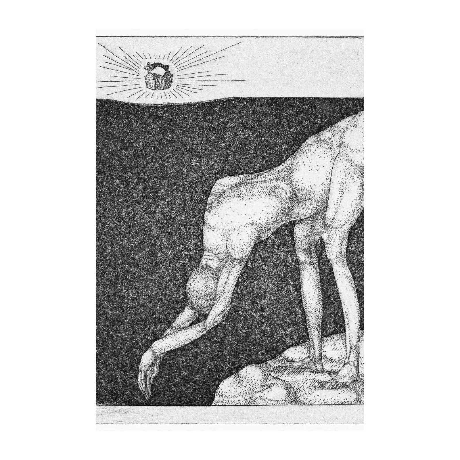 Surrealist Figure Enigmatic Composition Wall Art