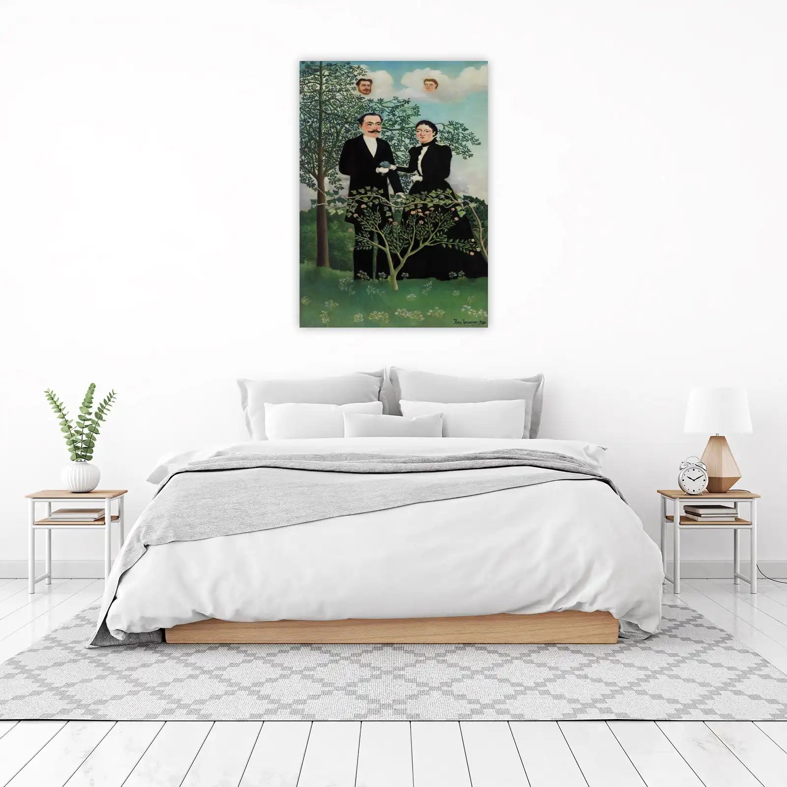 Mystical Garden Couple Portrait Wall Art