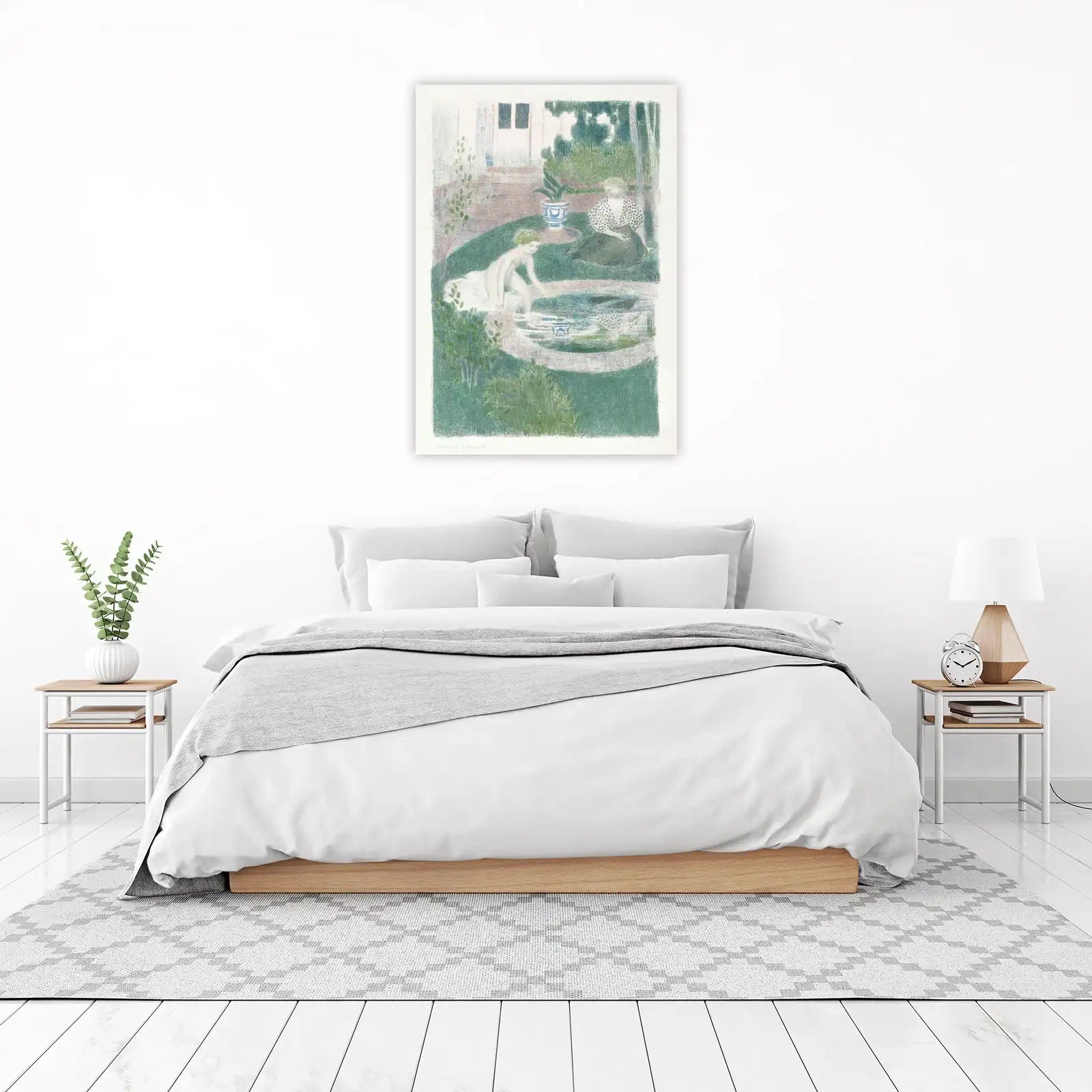 Serene Garden Bath Wall Art