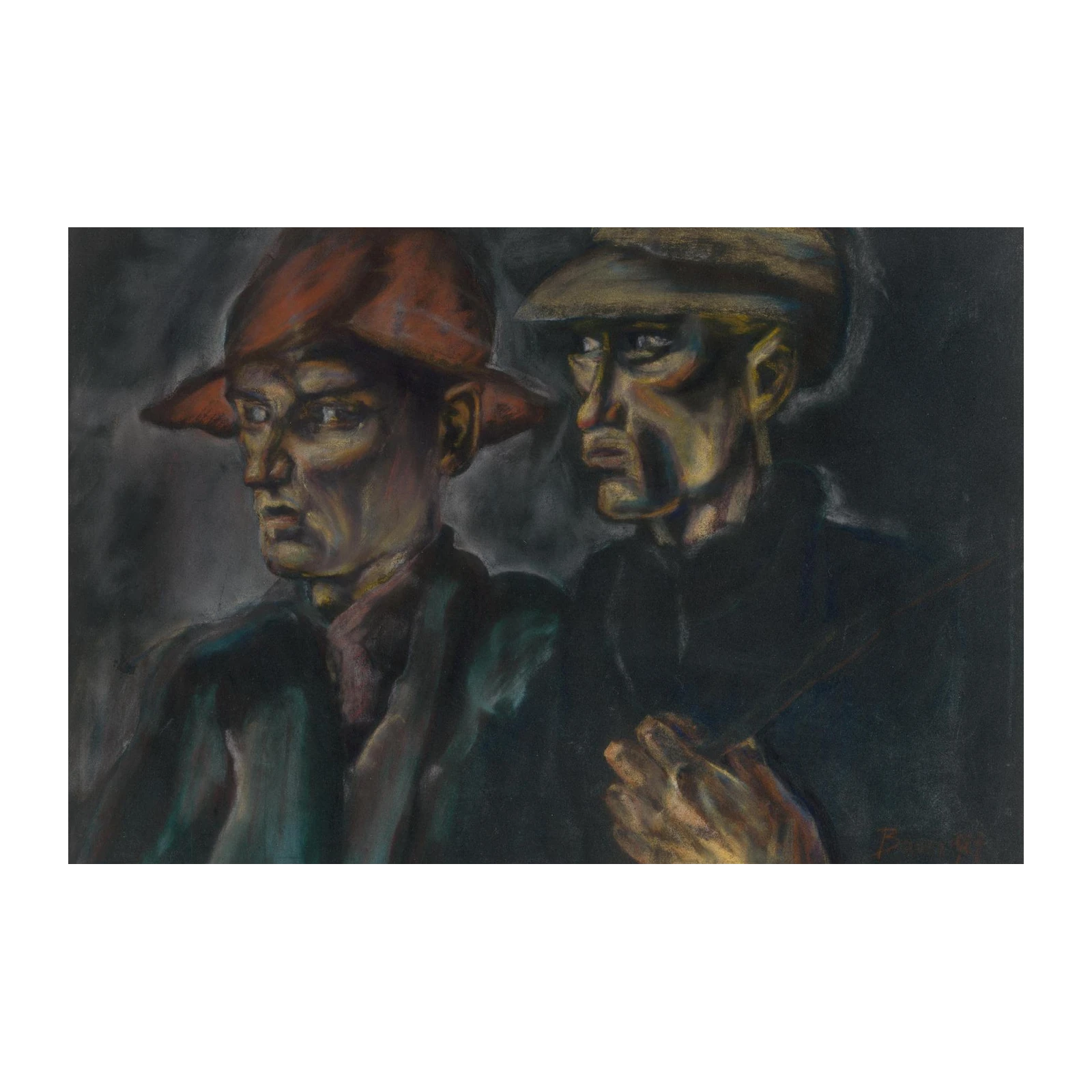 Intense Duo Portrait Wall Art