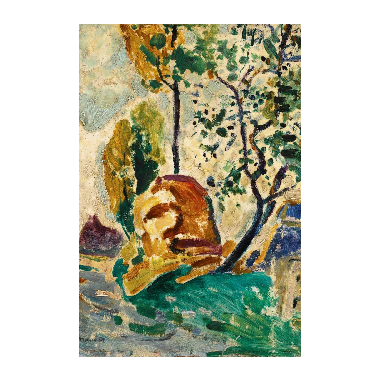 Vibrant Impressionist Landscape Wall Art