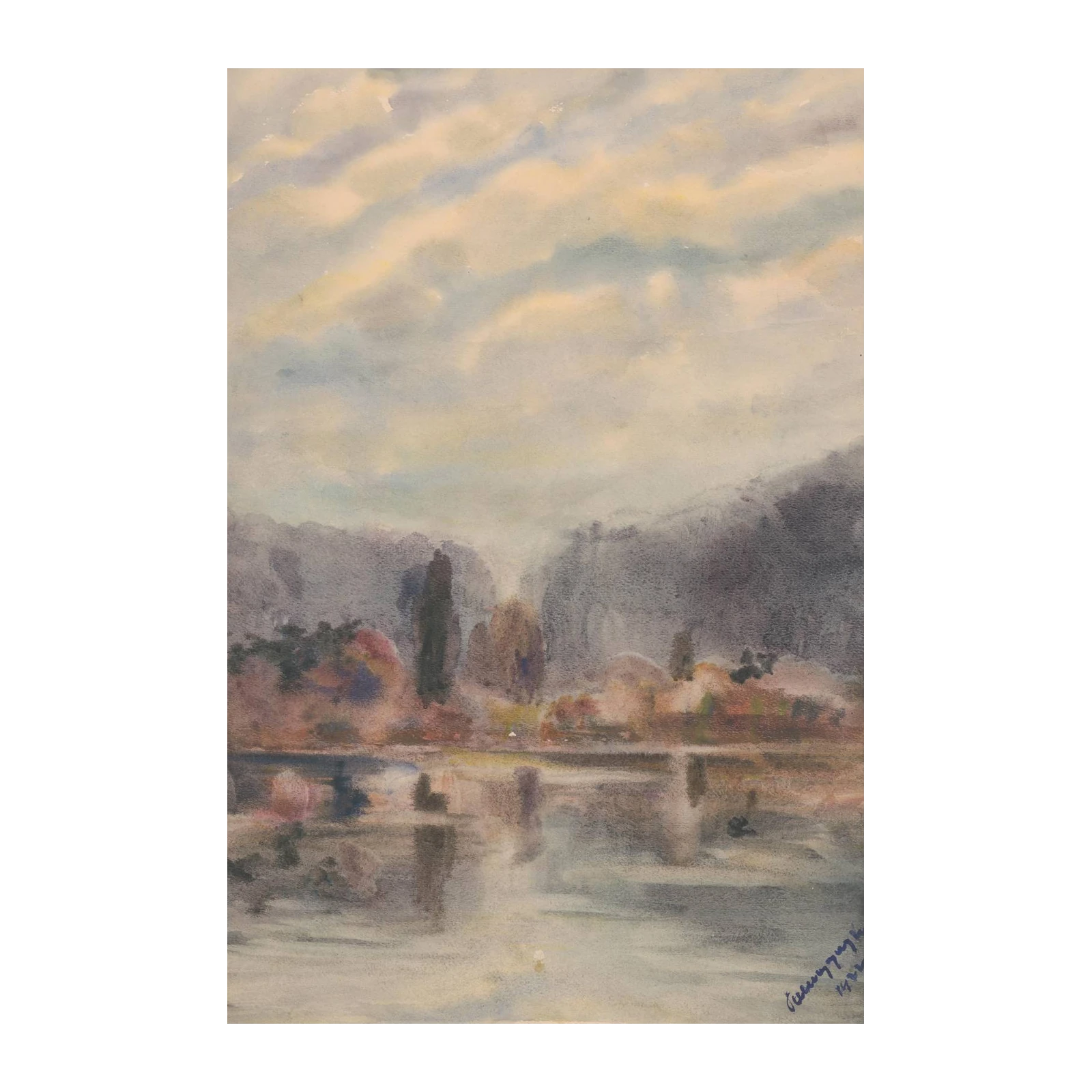 Serene Landscape Reflection Wall Art