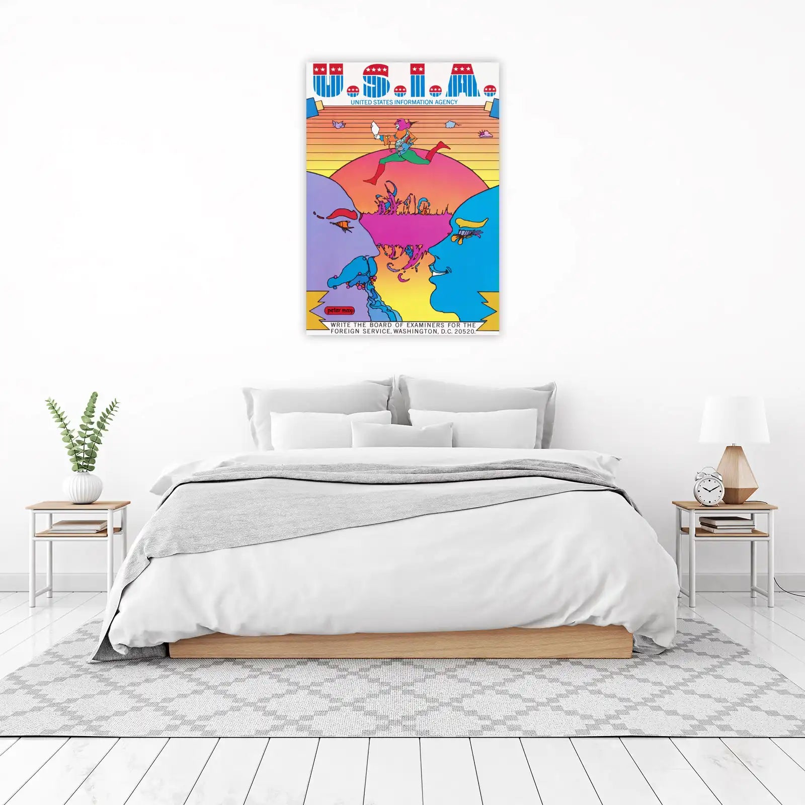 Psychedelic USA Art Peter Max Wall Art