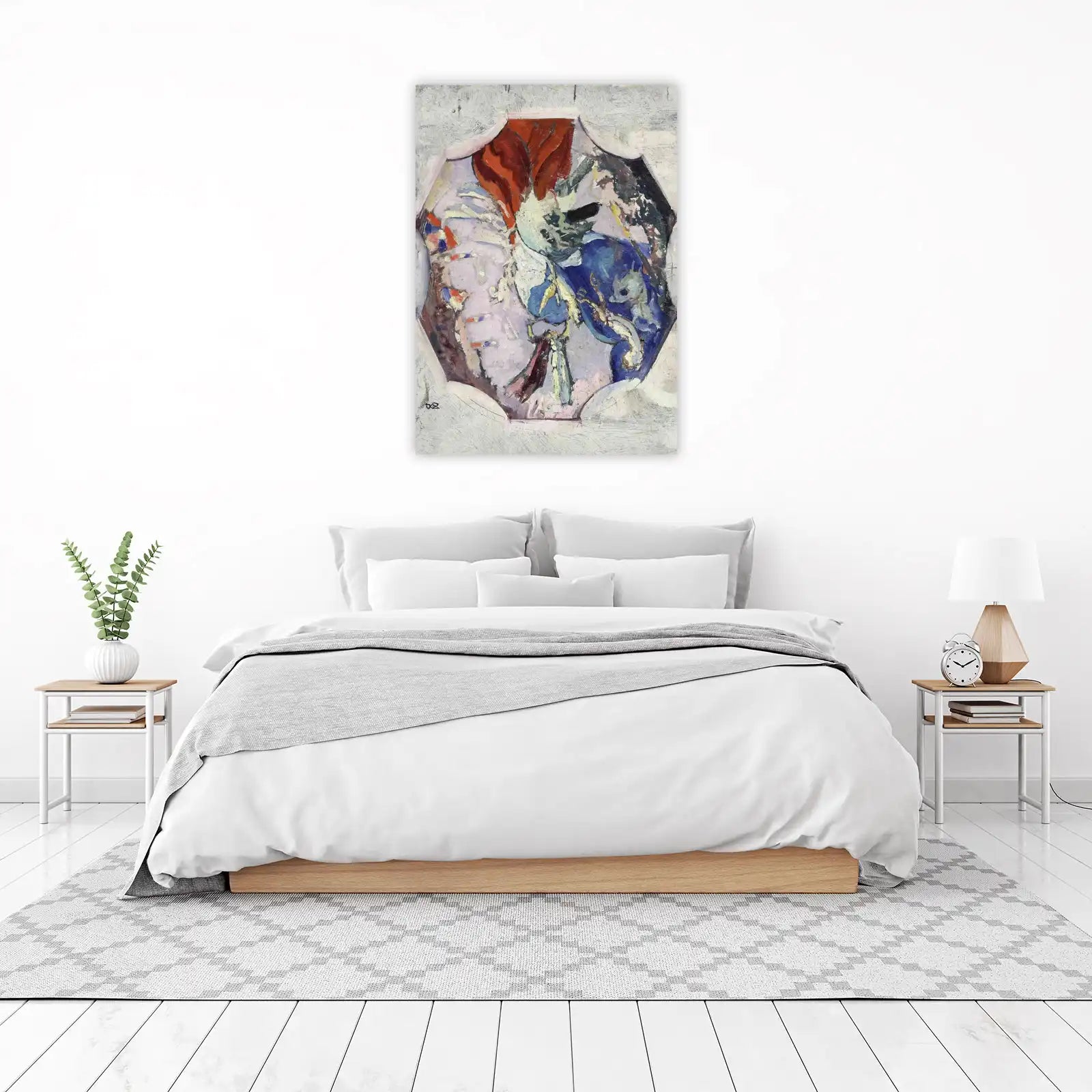 Abstract Expressionist Bouquet Wall Art