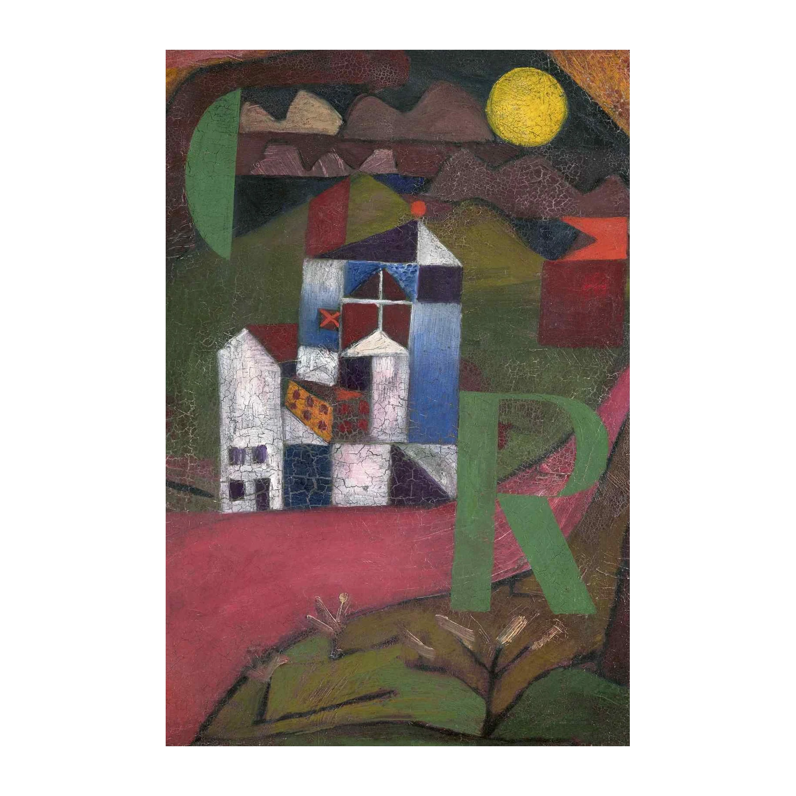 Abstract Architectural House Wall Art