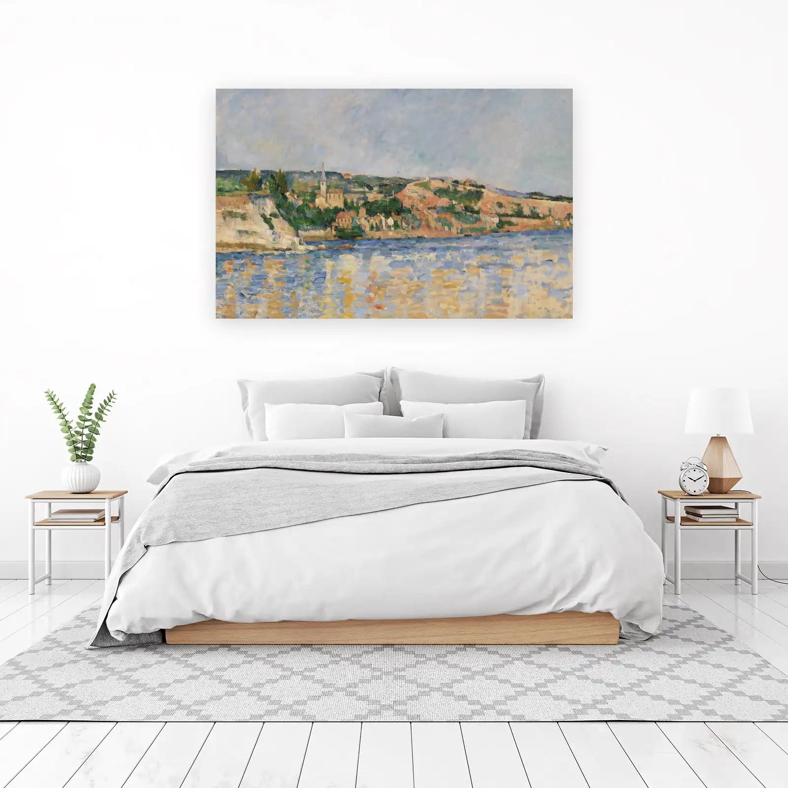 Impressionist Landscape River View Wall Art