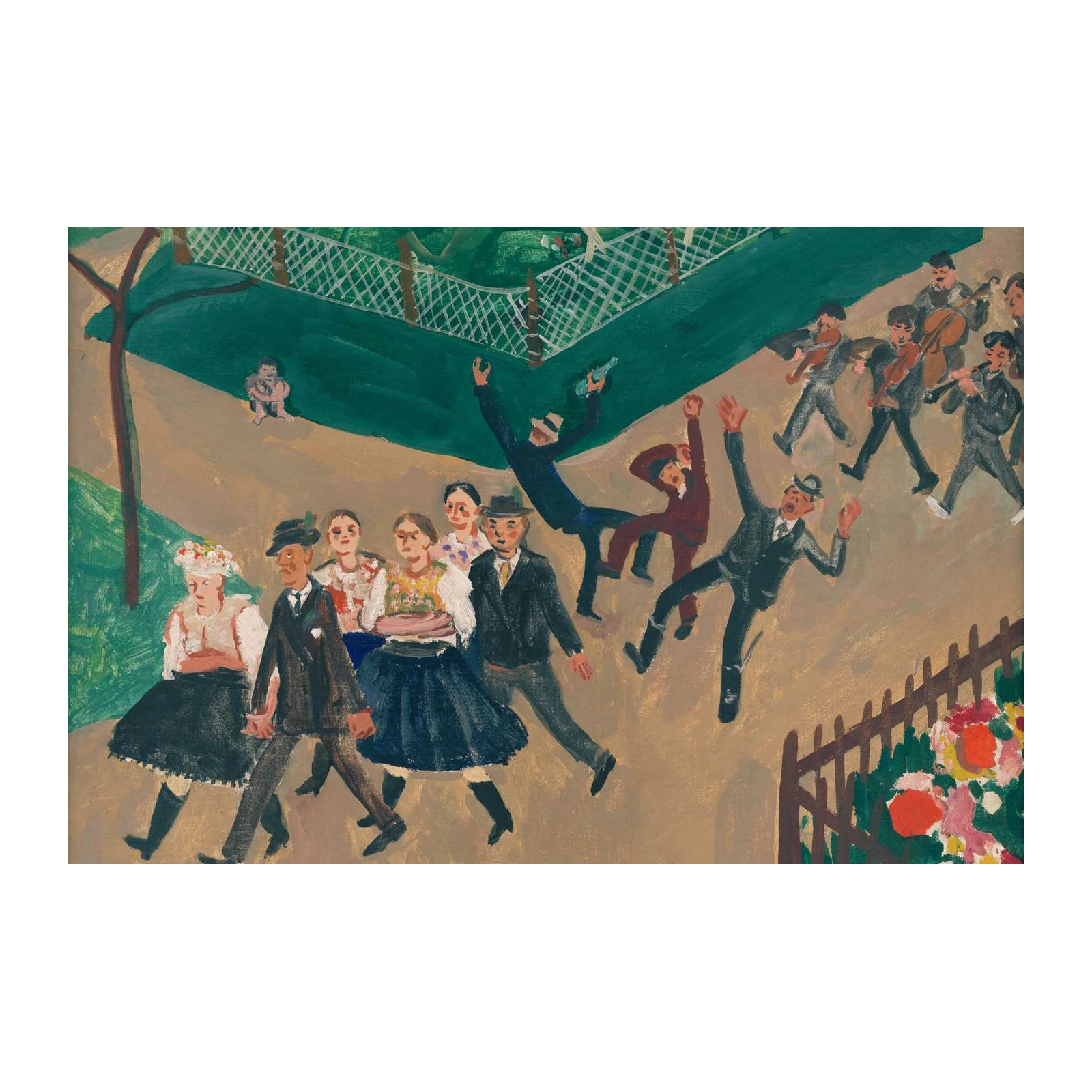 Folk Festival Celebration Wall Art
