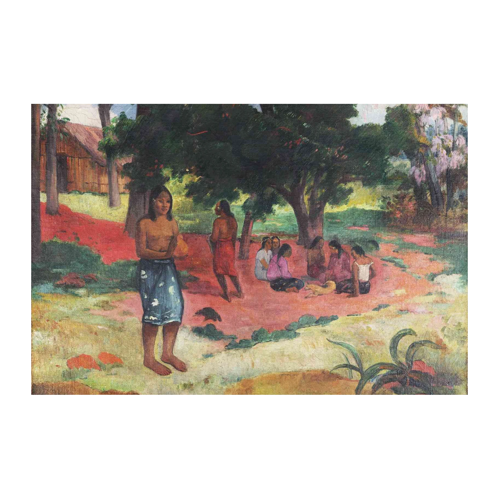 Tropical Serenity Polynesian Scene Wall Art