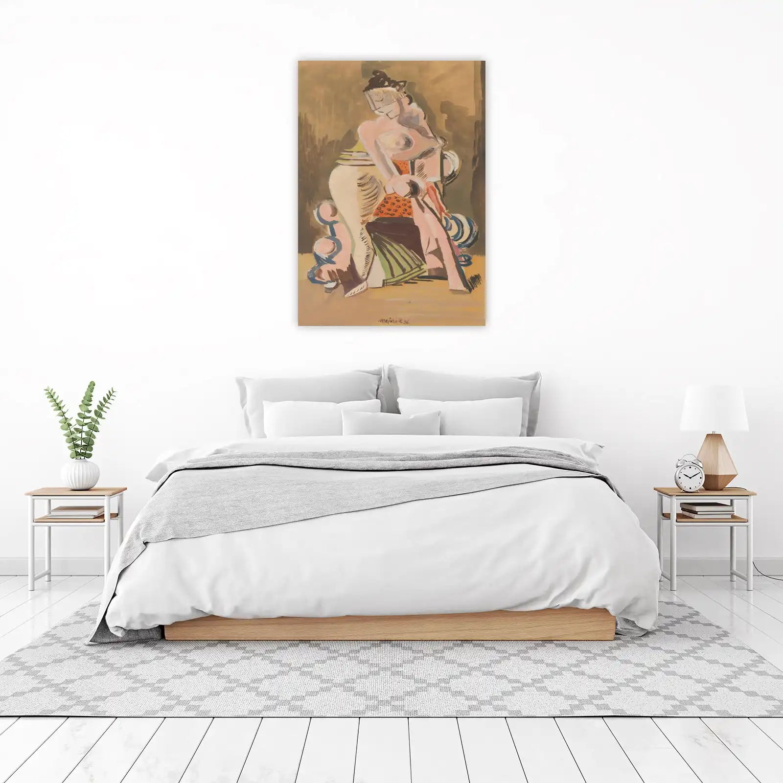 Abstract Figure Study Wall Art