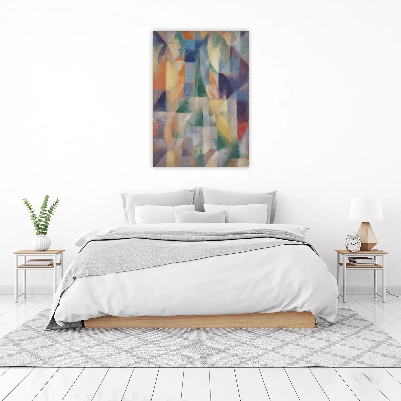 Abstract Geometric Landscape Wall Art