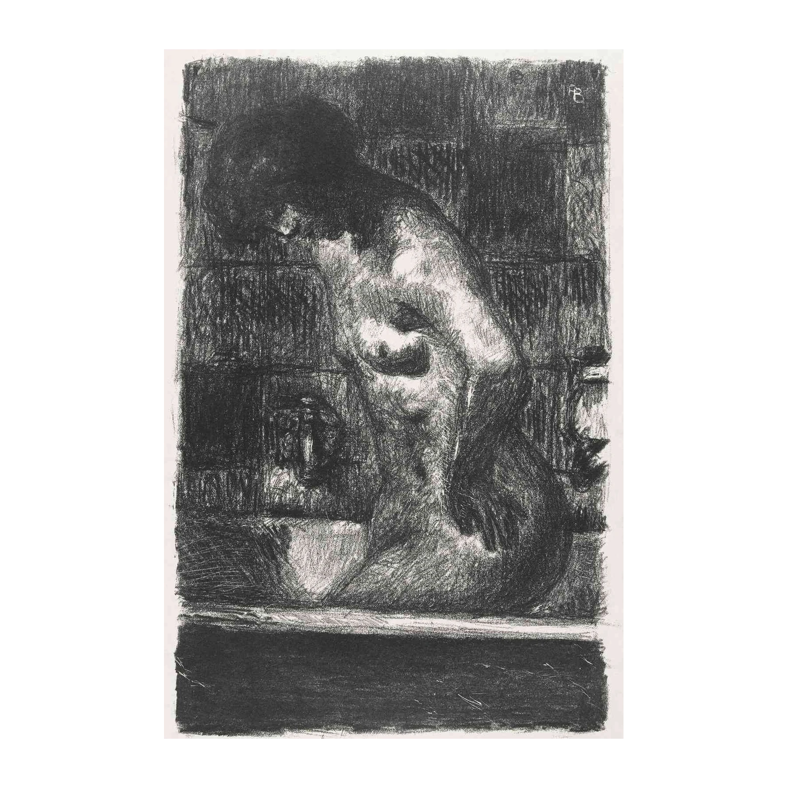Figure Study Charcoal Wall Art