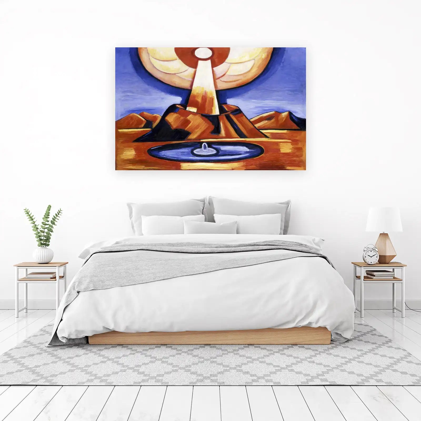 Futuristic Landscape Abstract Wall Art