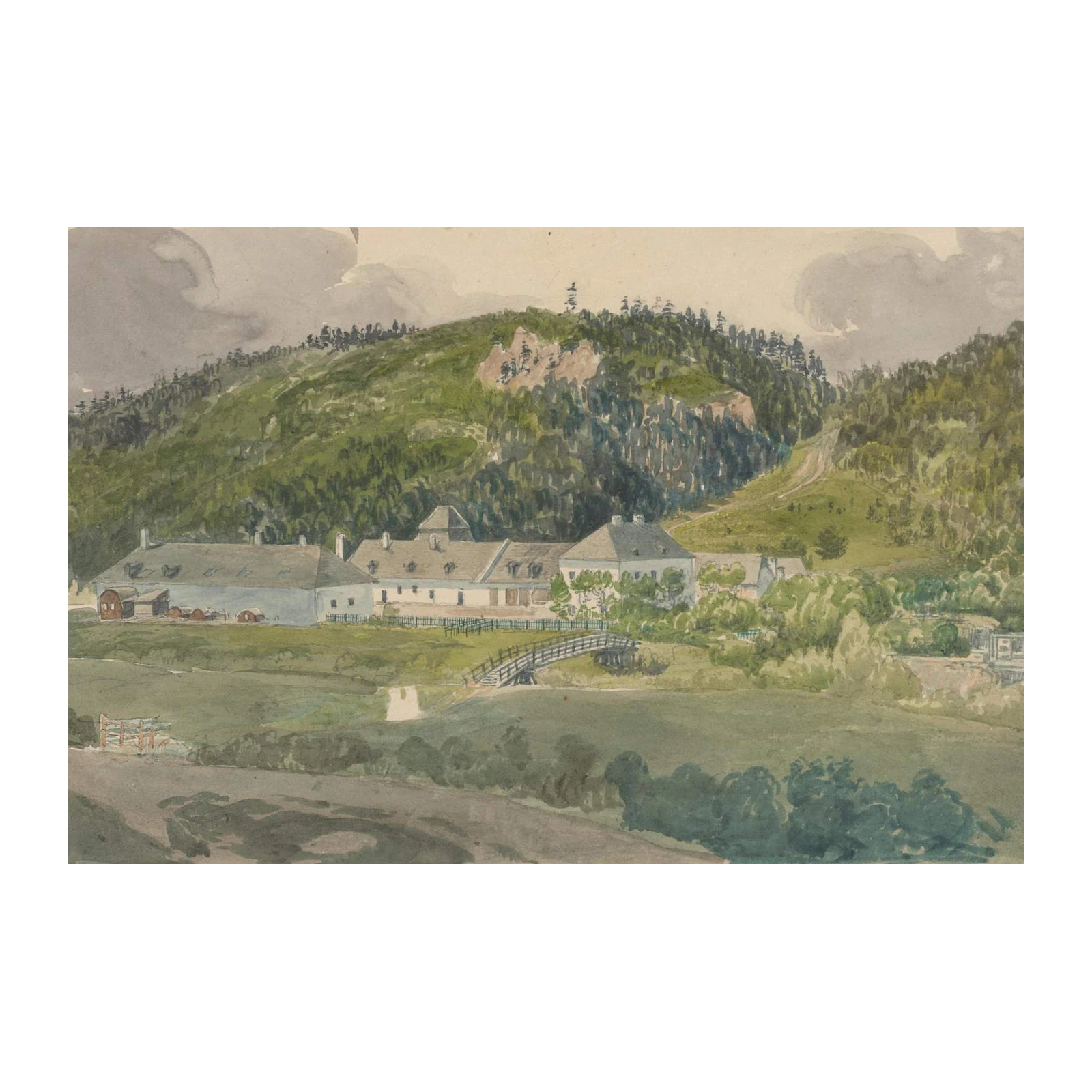 Vintage Landscape Estate Wall Art